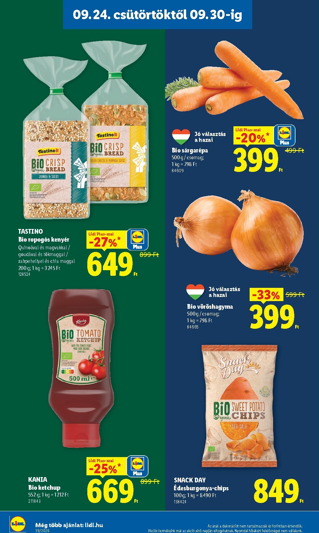 lidl - Lidl hirdetmény a következő hétre csütörtöktől 2026.09.24.-tól szerdától 2026.09.30.-ig - page: 20