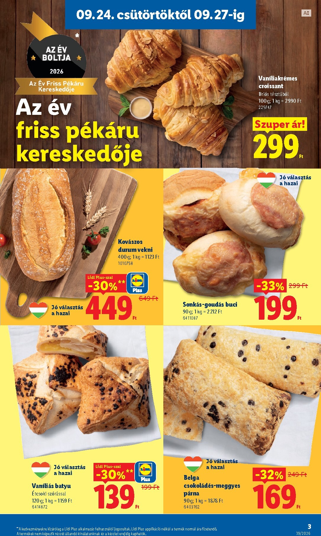 lidl - Lidl hirdetmény a következő hétre csütörtöktől 2026.09.24.-tól szerdától 2026.09.30.-ig - page: 3