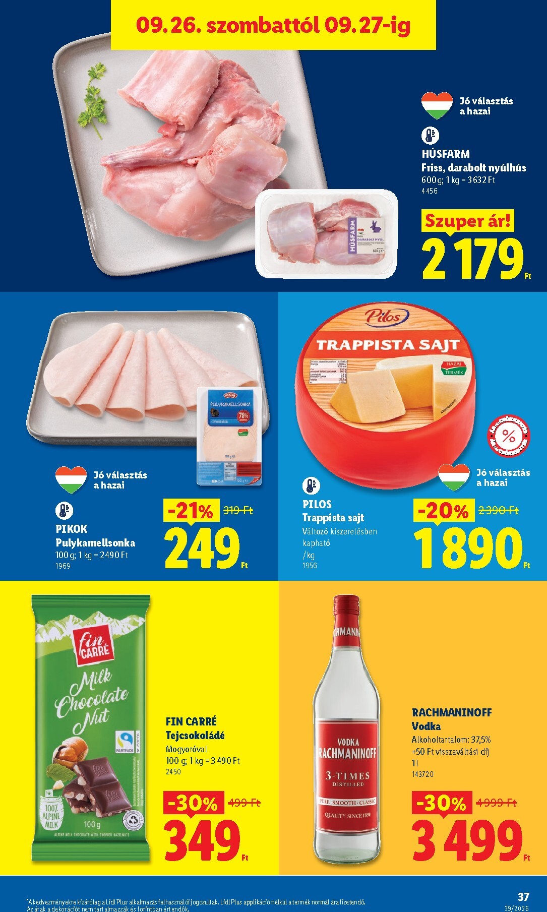 lidl - Lidl hirdetmény a következő hétre csütörtöktől 2026.09.24.-tól szerdától 2026.09.30.-ig - page: 37