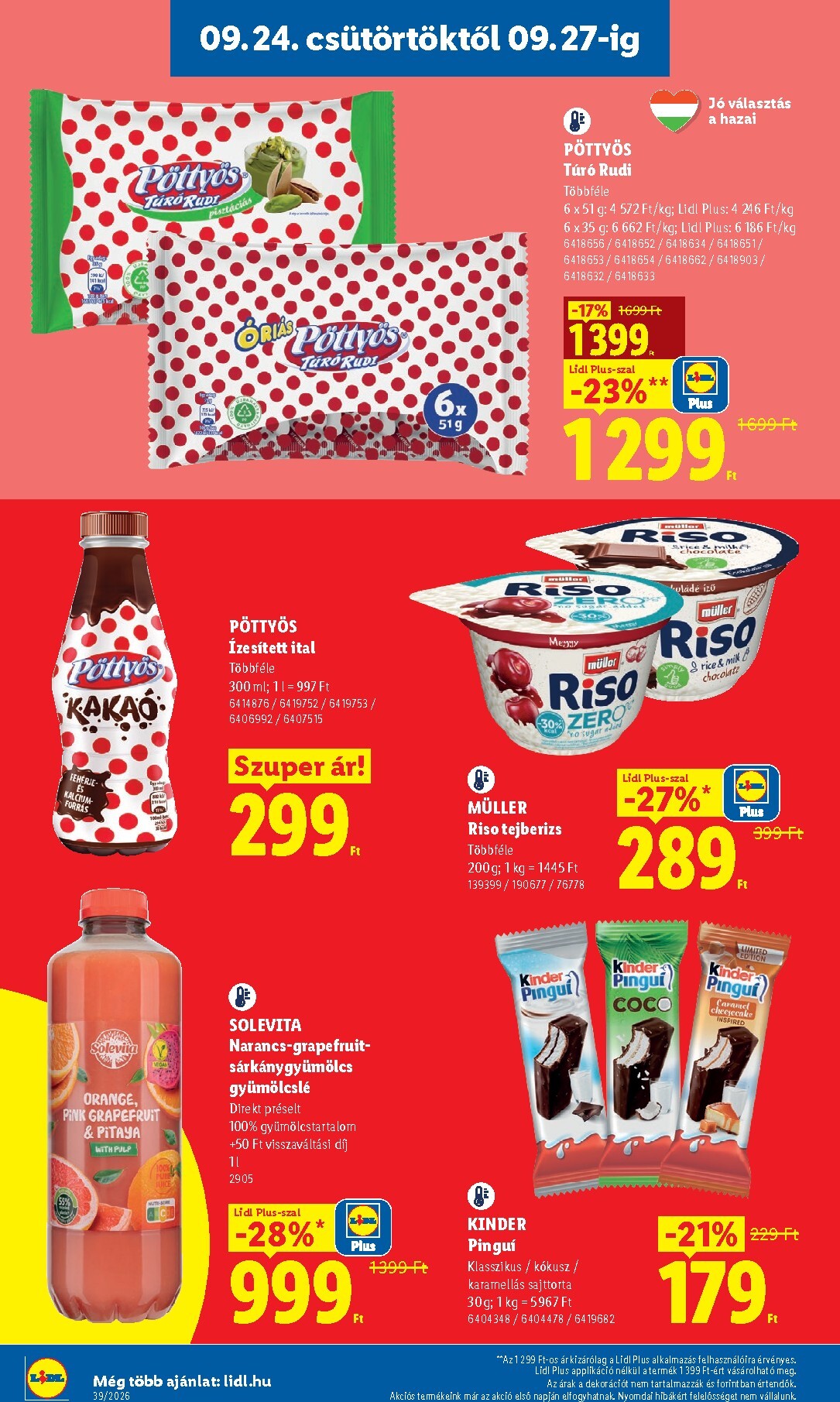 lidl - Lidl hirdetmény a következő hétre csütörtöktől 2026.09.24.-tól szerdától 2026.09.30.-ig - page: 8