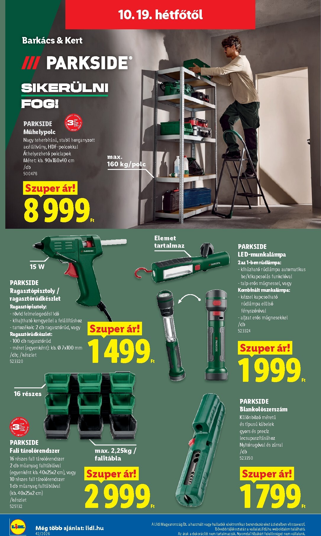 lidl - Lidl - Nonfood hirdetmény a következő hétre csütörtöktől 2026.10.15.-tól szerdától 2026.10.21.-ig - page: 24