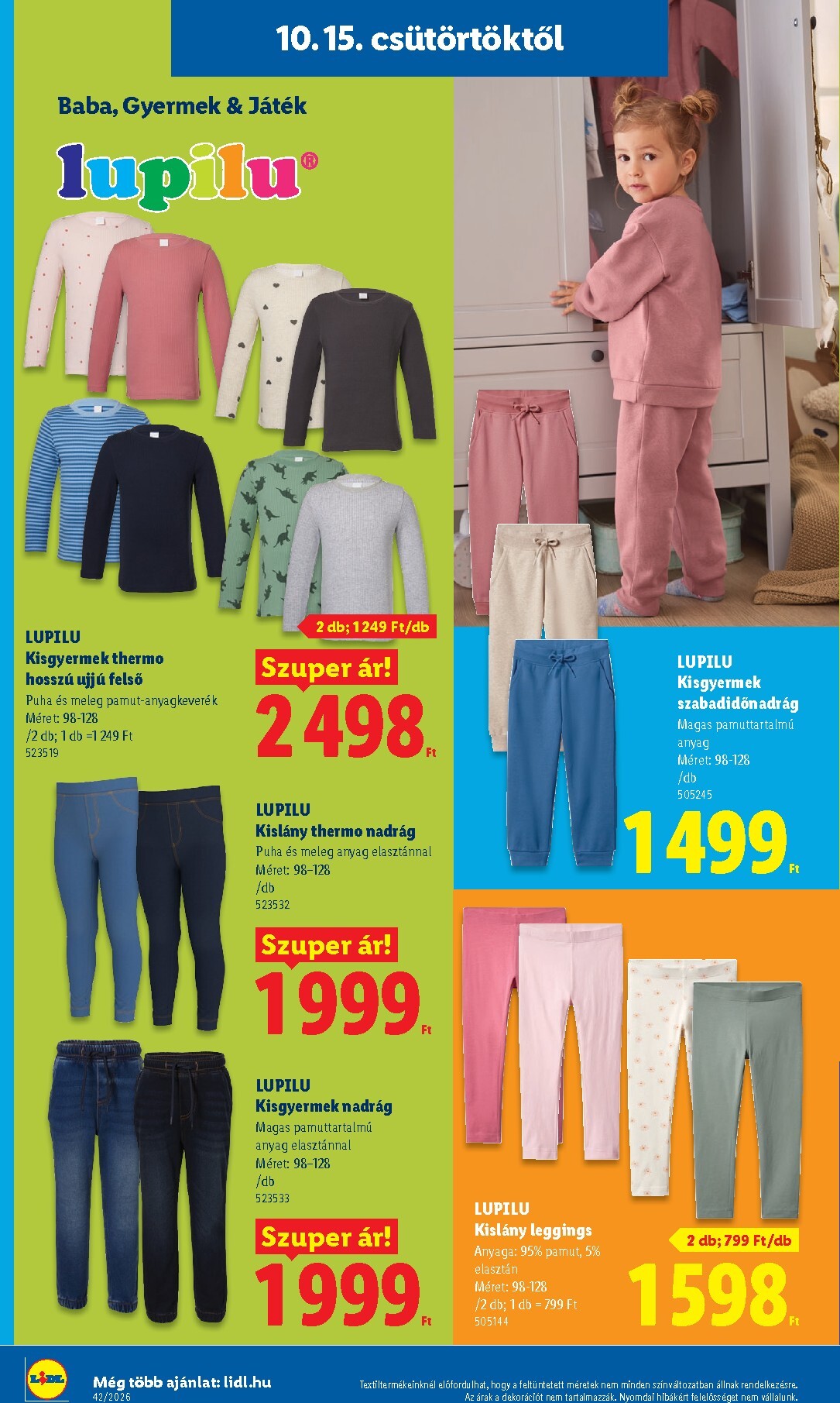lidl - Lidl - Nonfood hirdetmény a következő hétre csütörtöktől 2026.10.15.-tól szerdától 2026.10.21.-ig - page: 10