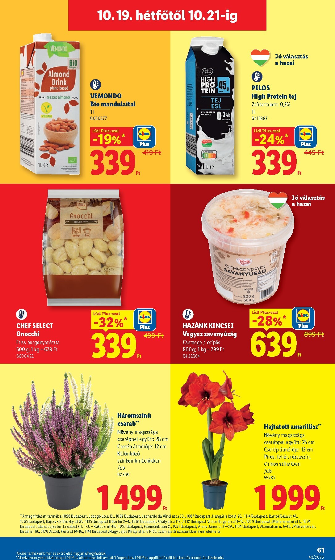 lidl - Lidl hirdetmény a következő hétre csütörtöktől 2026.10.15.-tól szerdától 2026.10.21.-ig - page: 61