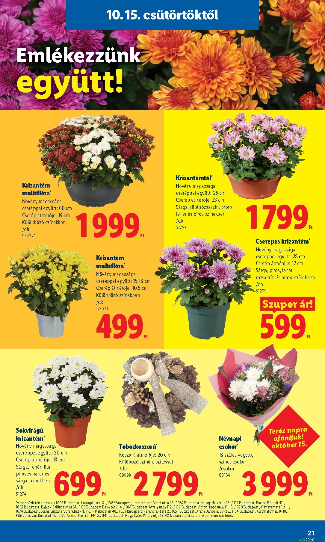 lidl - Lidl hirdetmény a következő hétre csütörtöktől 2026.10.15.-tól szerdától 2026.10.21.-ig - page: 21