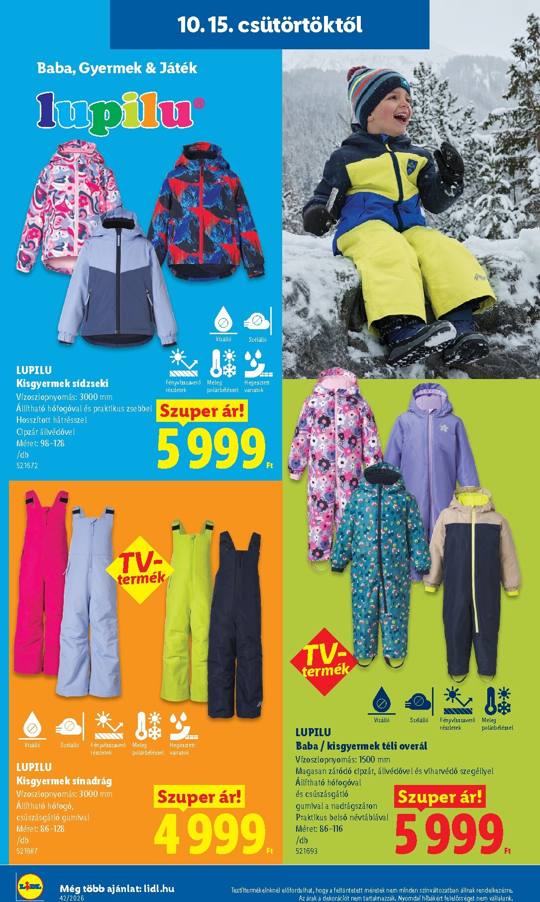 lidl - Lidl hirdetmény a következő hétre csütörtöktől 2026.10.15.-tól szerdától 2026.10.21.-ig - page: 32