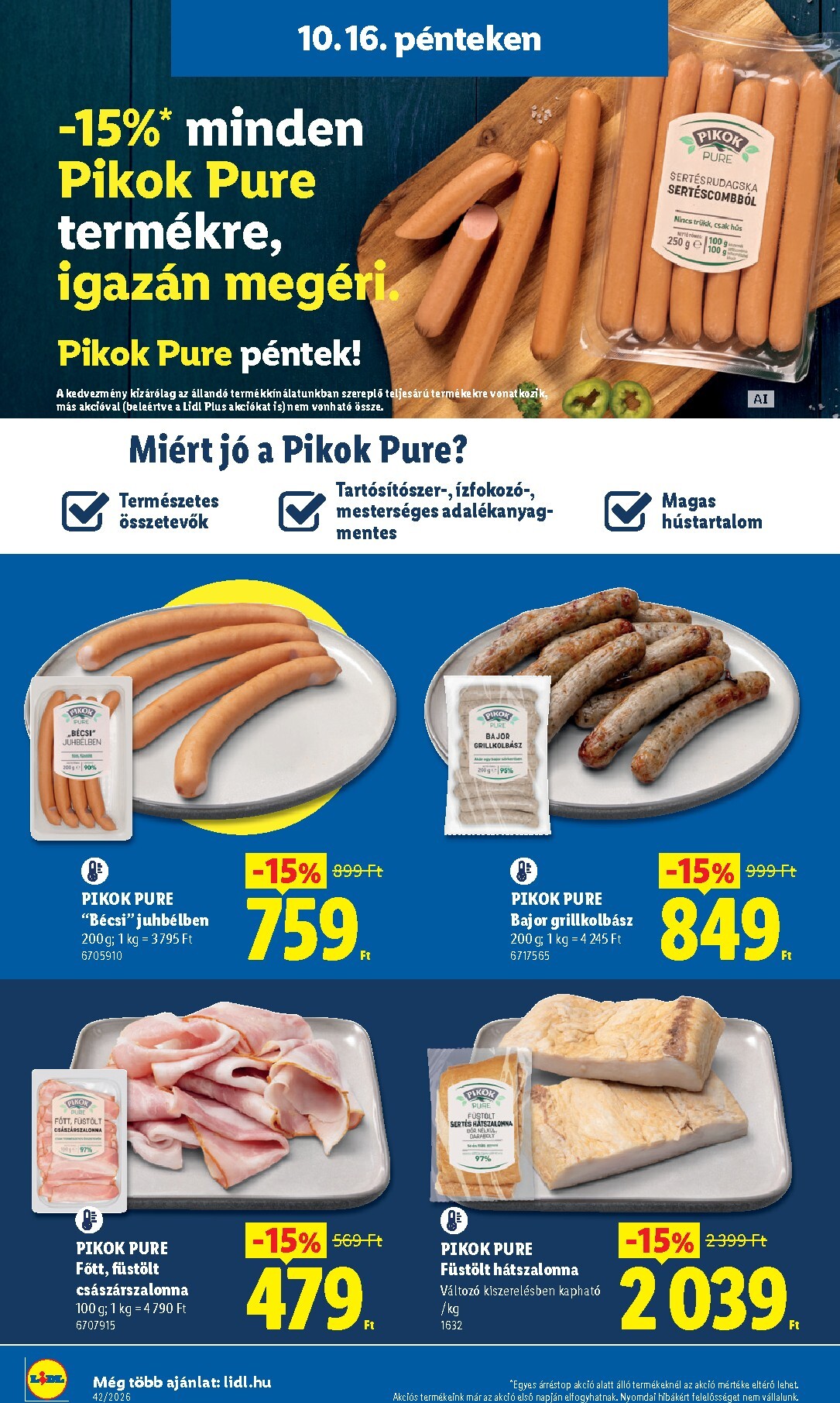 lidl - Lidl hirdetmény a következő hétre csütörtöktől 2026.10.15.-tól szerdától 2026.10.21.-ig - page: 40