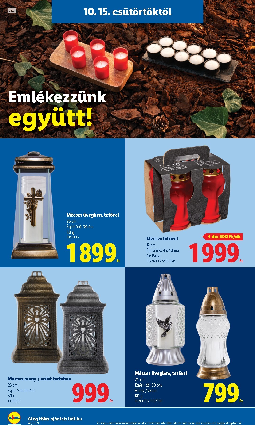 lidl - Lidl hirdetmény a következő hétre csütörtöktől 2026.10.15.-tól szerdától 2026.10.21.-ig - page: 22