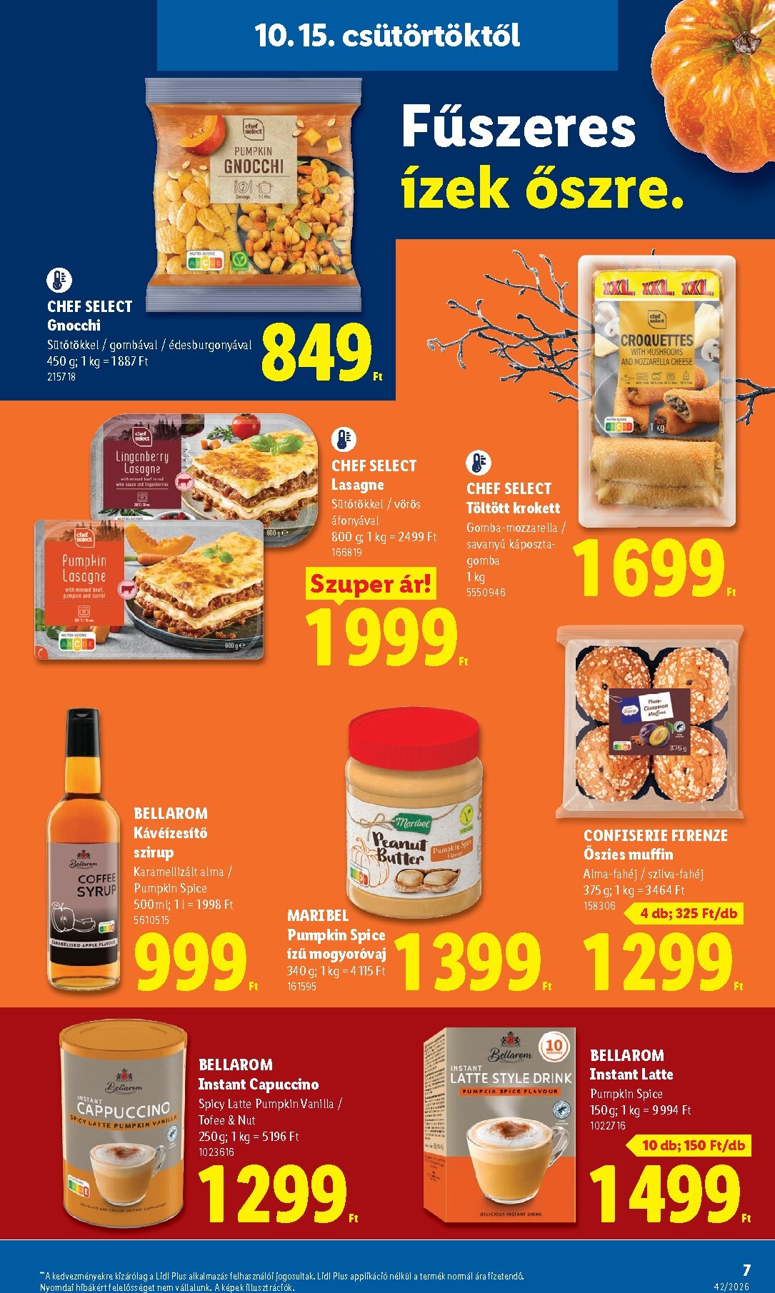 lidl - Lidl hirdetmény a következő hétre csütörtöktől 2026.10.15.-tól szerdától 2026.10.21.-ig - page: 7