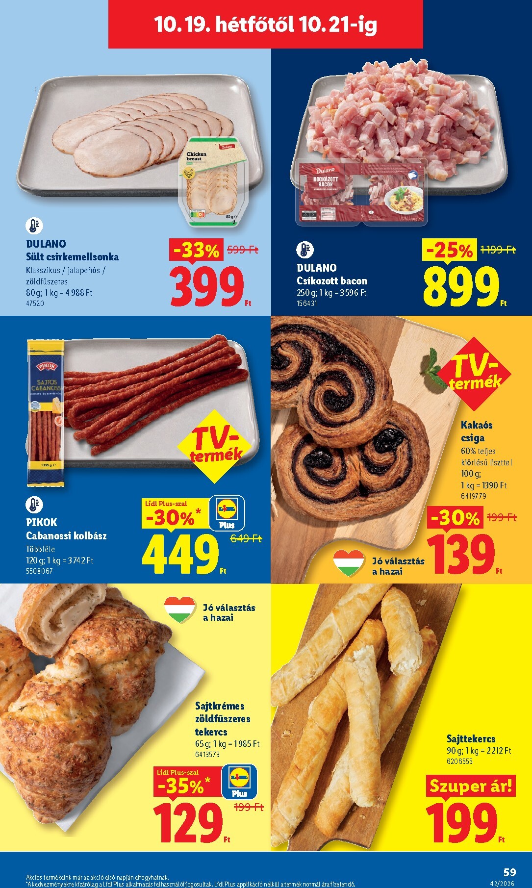 lidl - Lidl hirdetmény a következő hétre csütörtöktől 2026.10.15.-tól szerdától 2026.10.21.-ig - page: 59