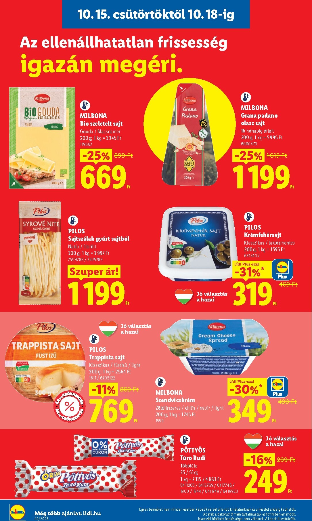 lidl - Lidl hirdetmény a következő hétre csütörtöktől 2026.10.15.-tól szerdától 2026.10.21.-ig - page: 8