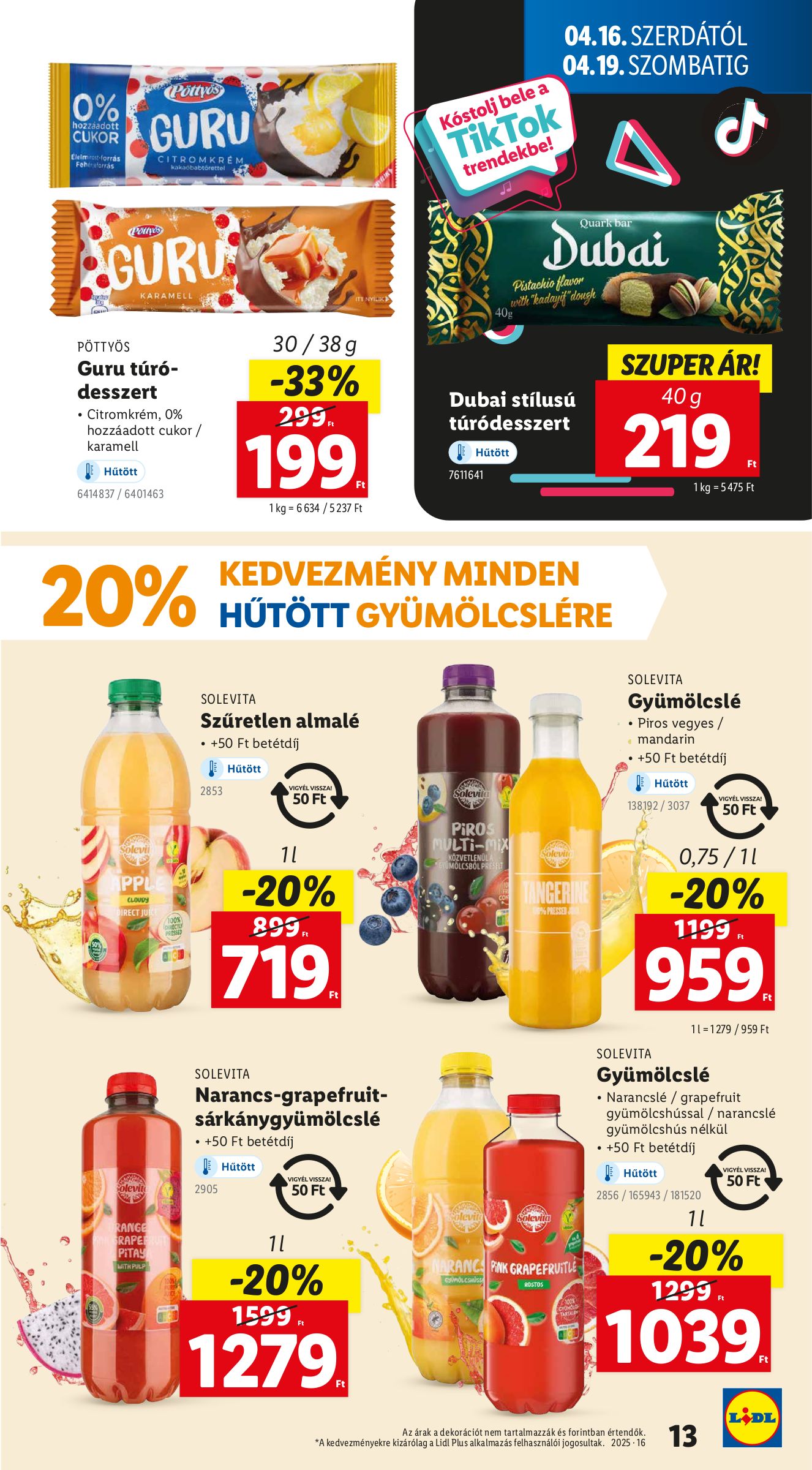 lidl - Lidl akciós újság, érvényes 04.16. - 04.23. - page: 13 lidl - Lidl akciós újság, érvényes 04.16. - 04.23. - page: 13