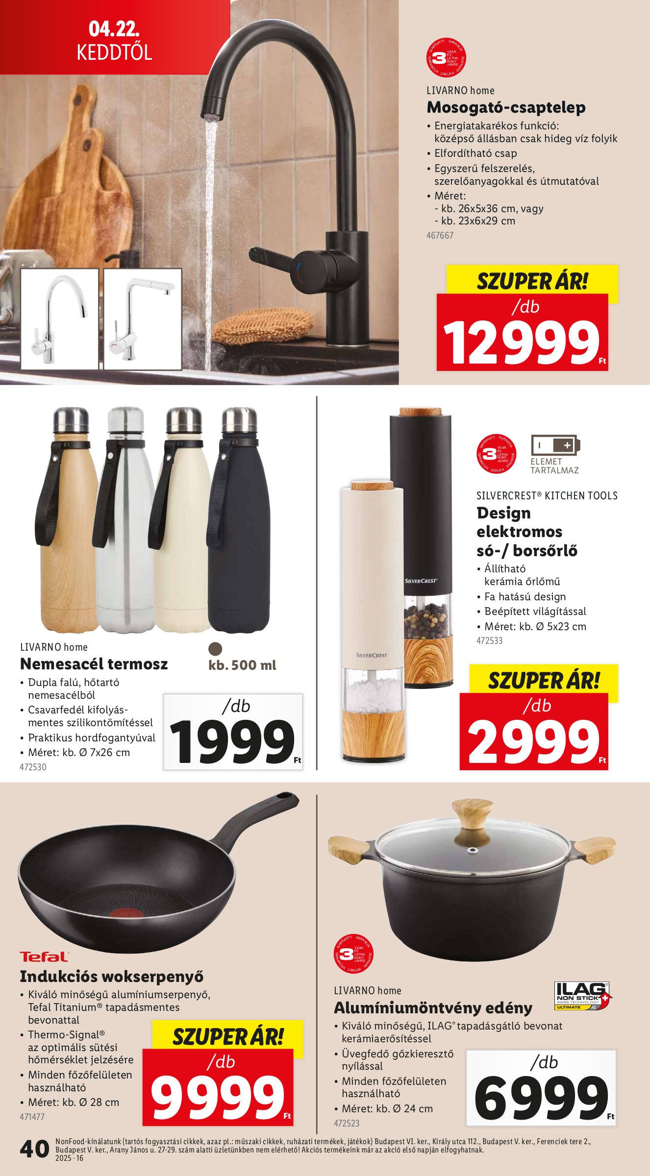 lidl - Lidl akciós újság, érvényes 04.16. - 04.23. - page: 40 lidl - Lidl akciós újság, érvényes 04.16. - 04.23. - page: 40