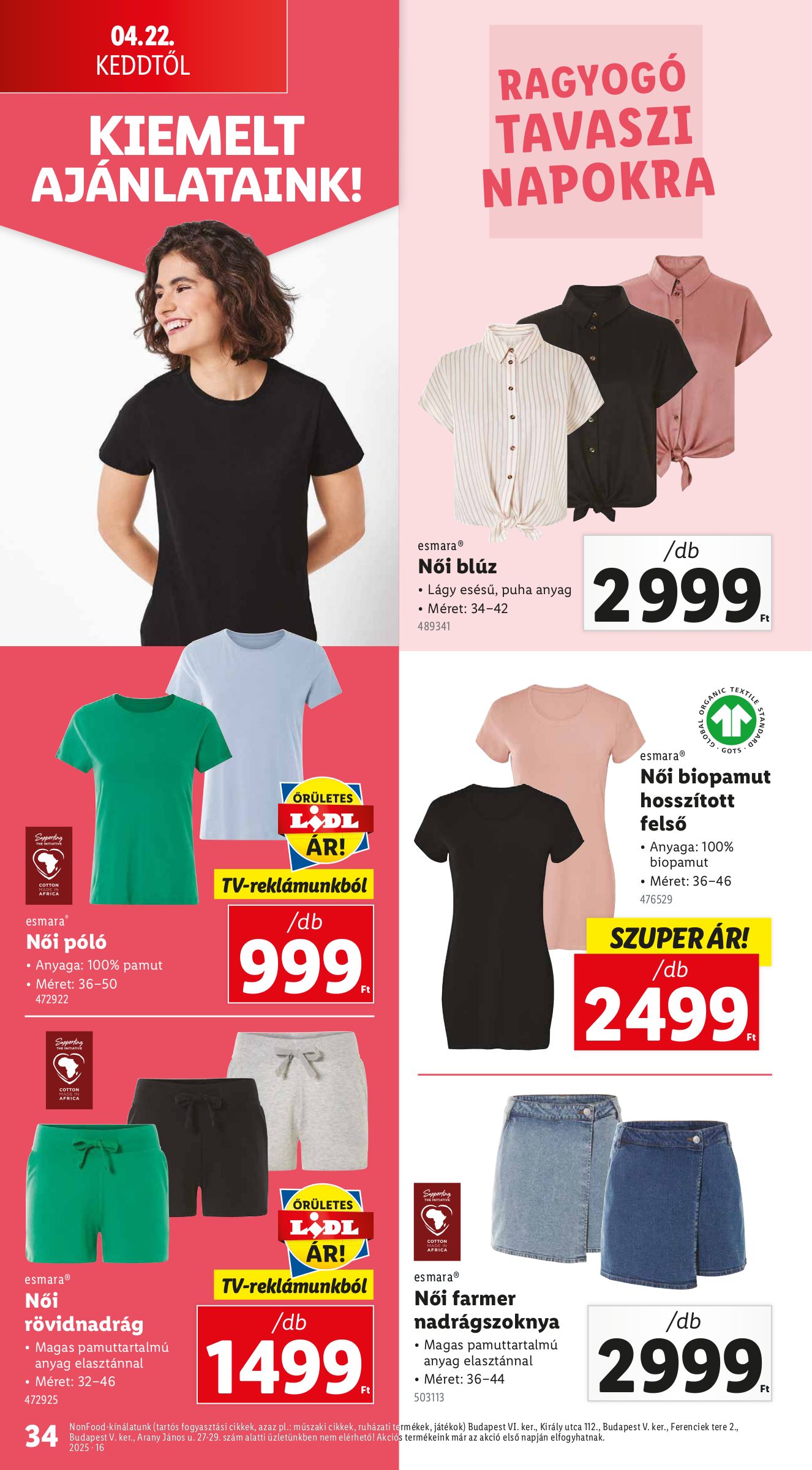 lidl - Lidl akciós újság, érvényes 04.16. - 04.23. - page: 34 lidl - Lidl akciós újság, érvényes 04.16. - 04.23. - page: 34