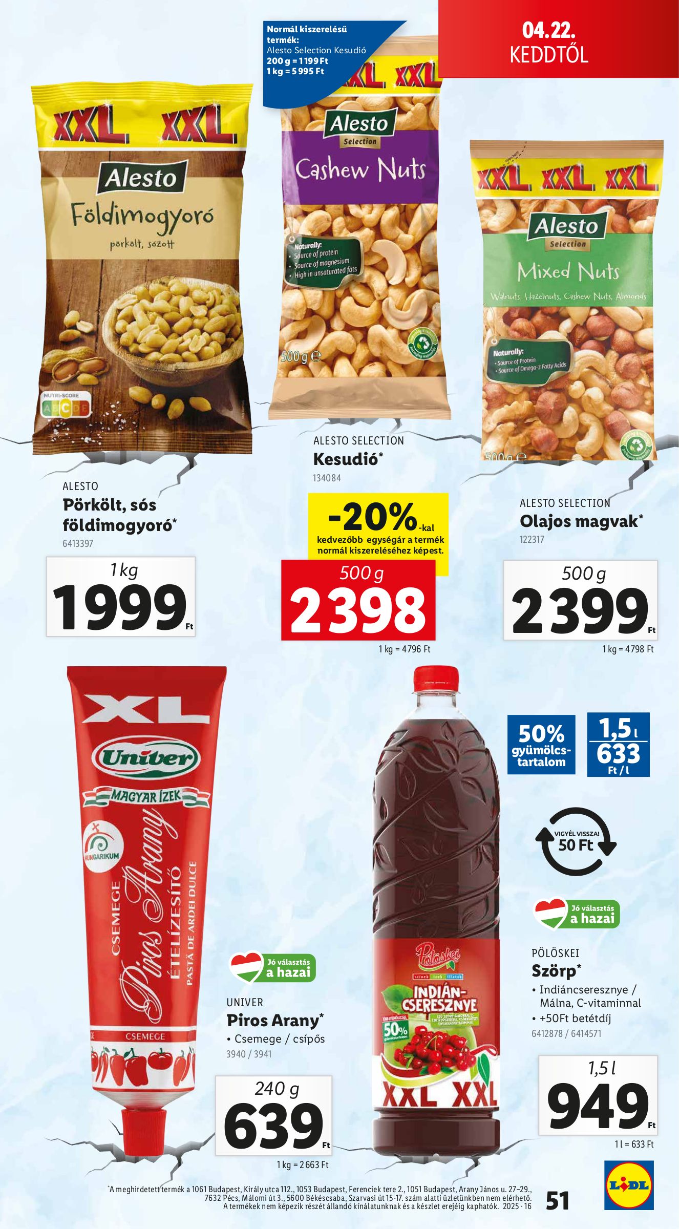 lidl - Lidl akciós újság, érvényes 04.16. - 04.23. - page: 51 lidl - Lidl akciós újság, érvényes 04.16. - 04.23. - page: 51