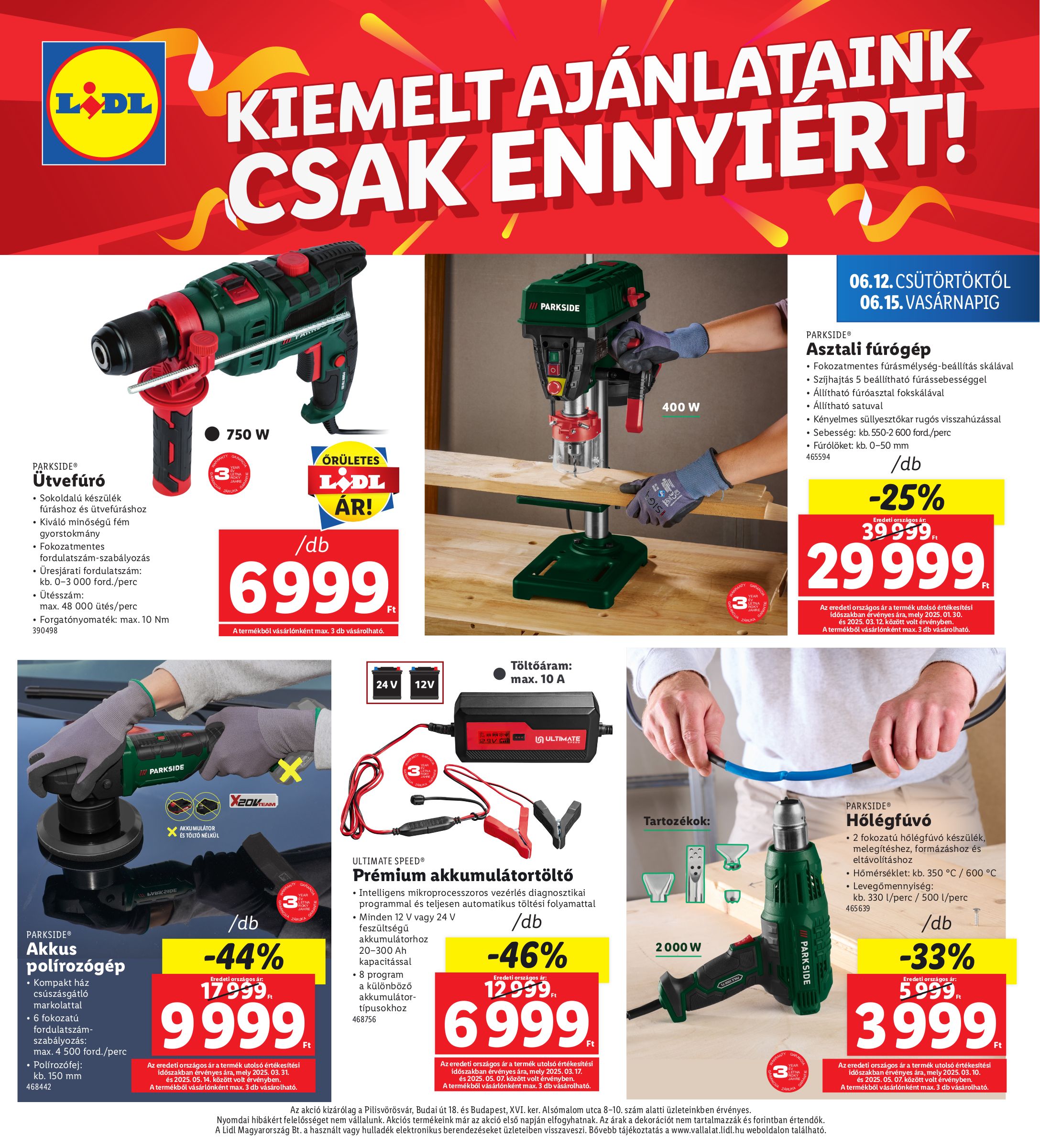 lidl - Lidl - Pilisvörösvár, Budapest akciós újság, érvényes 06.12. - 06.15. - page: 4