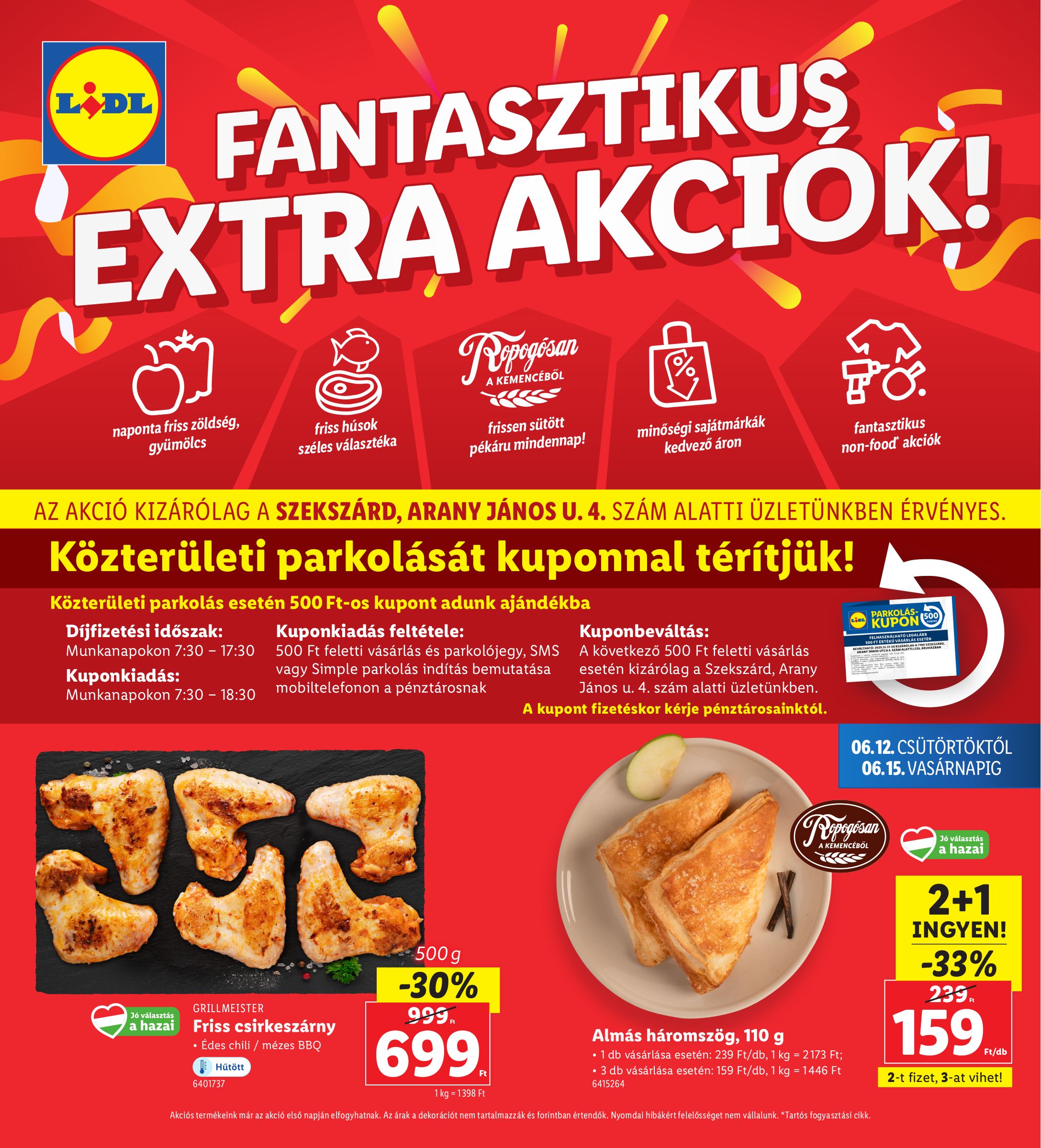 lidl - Lidl - Szekszárd akciós újság, érvényes 06.12. - 06.15.