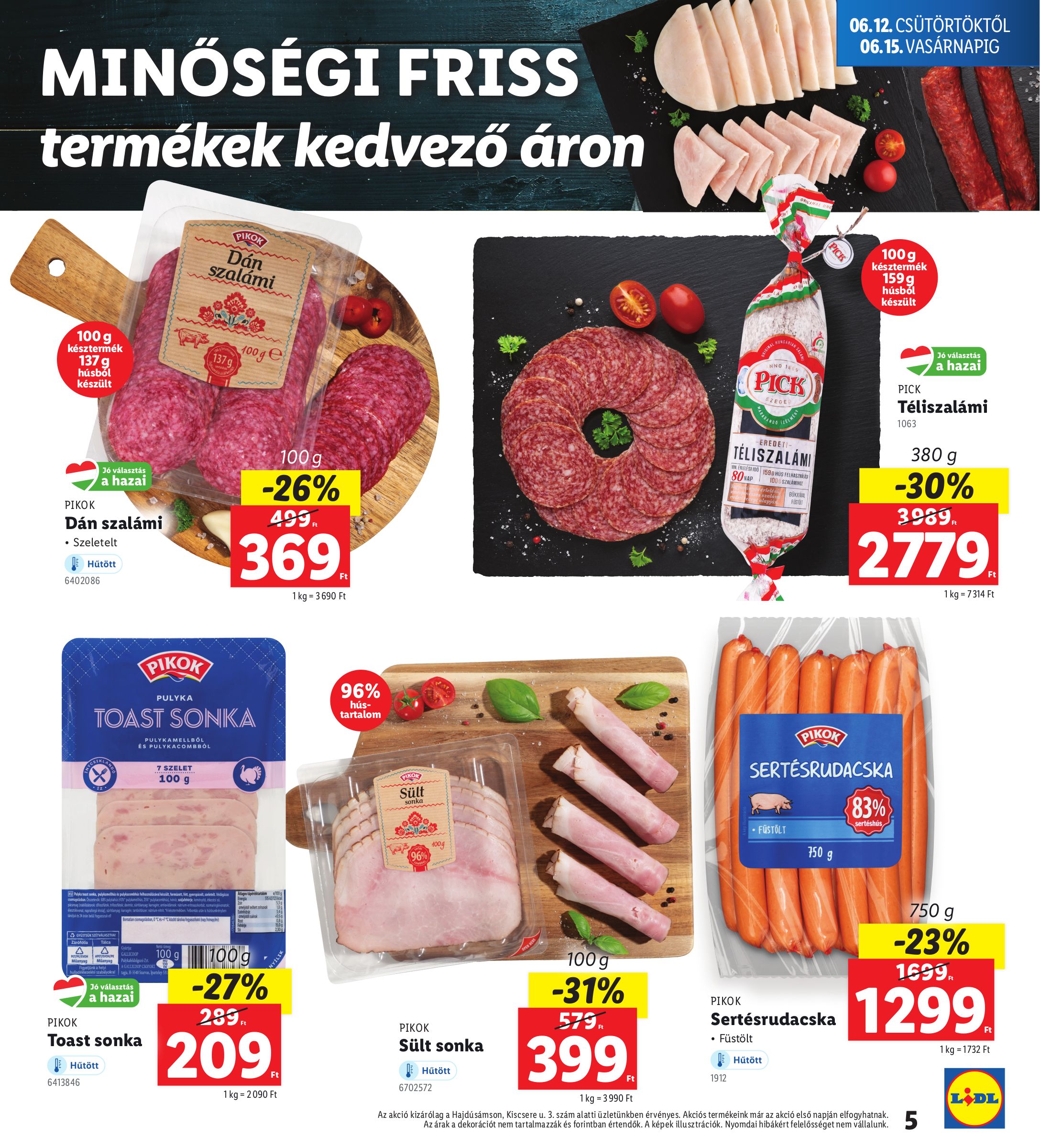 lidl - Lidl - Hajdúsámson akciós újság, érvényes 06.12. - 06.15. - page: 5