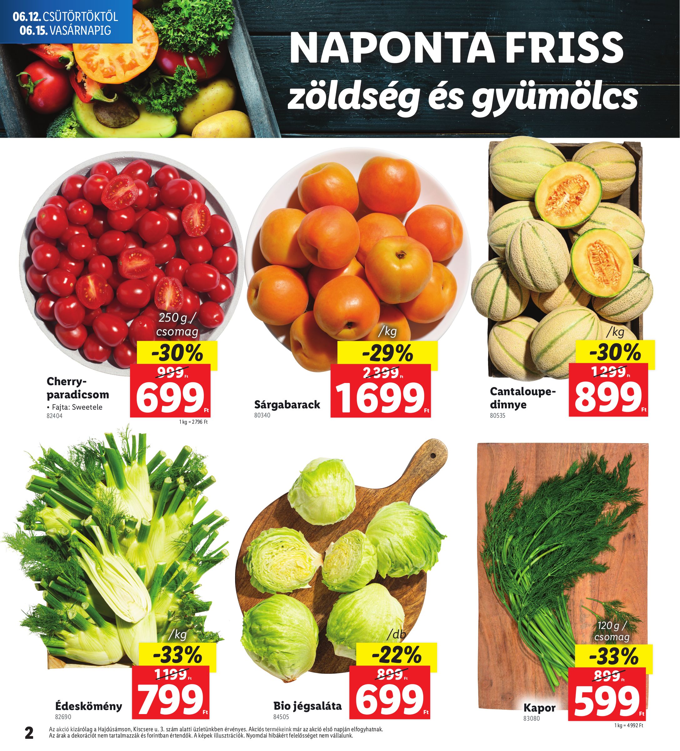lidl - Lidl - Hajdúsámson akciós újság, érvényes 06.12. - 06.15. - page: 2