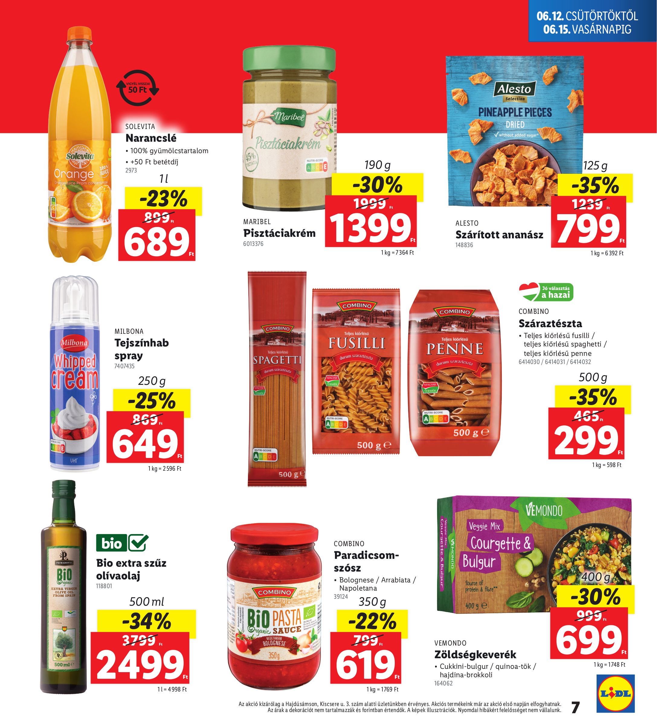 lidl - Lidl - Hajdúsámson akciós újság, érvényes 06.12. - 06.15. - page: 7