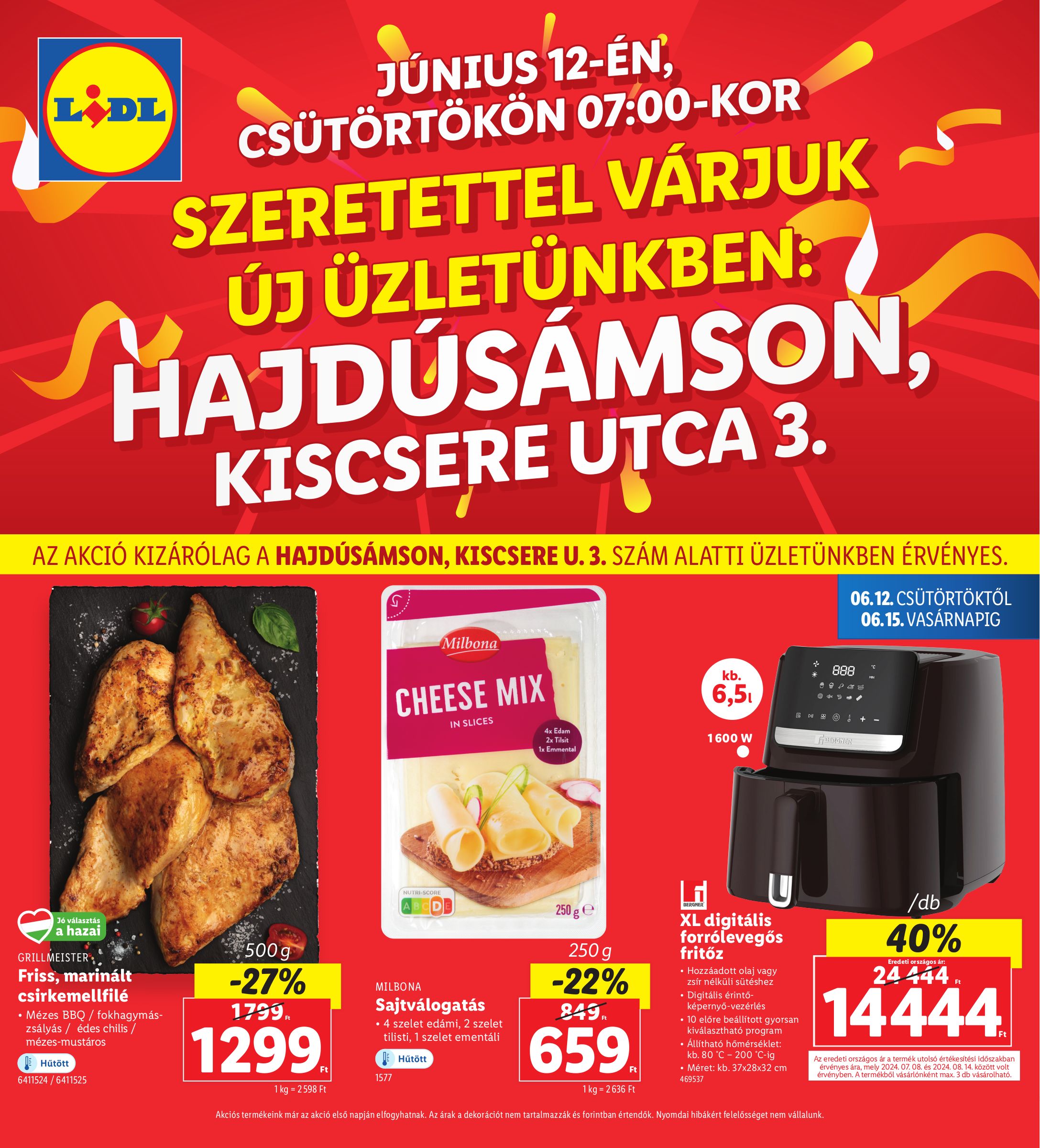 lidl - Lidl - Hajdúsámson akciós újság, érvényes 06.12. - 06.15.