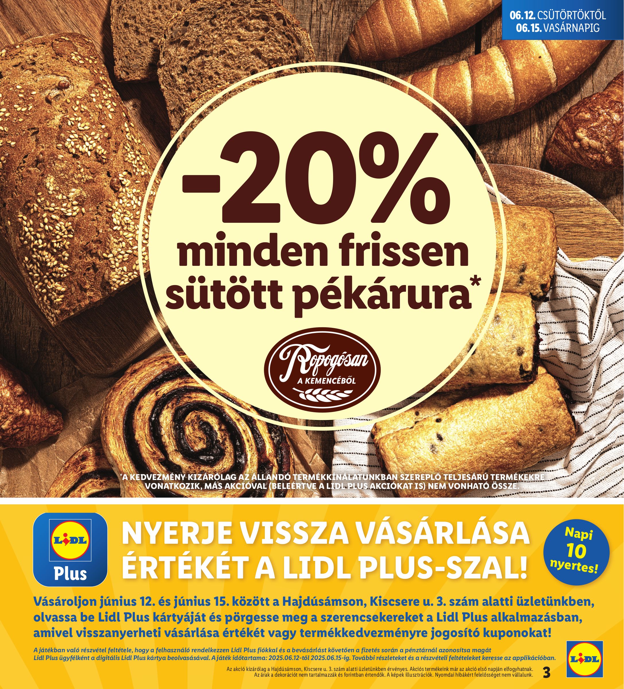 lidl - Lidl - Hajdúsámson akciós újság, érvényes 06.12. - 06.15. - page: 3