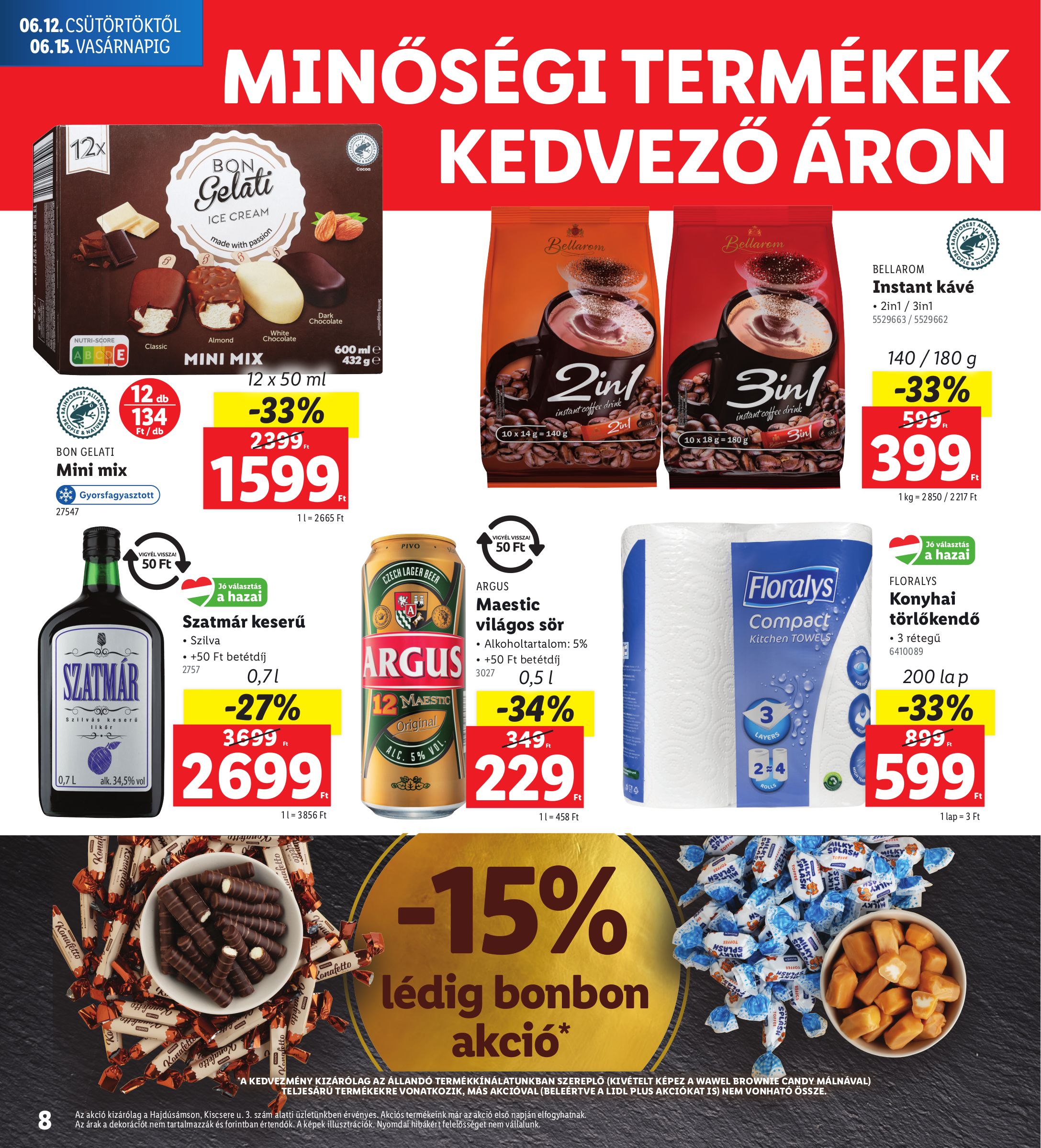 lidl - Lidl - Hajdúsámson akciós újság, érvényes 06.12. - 06.15. - page: 8
