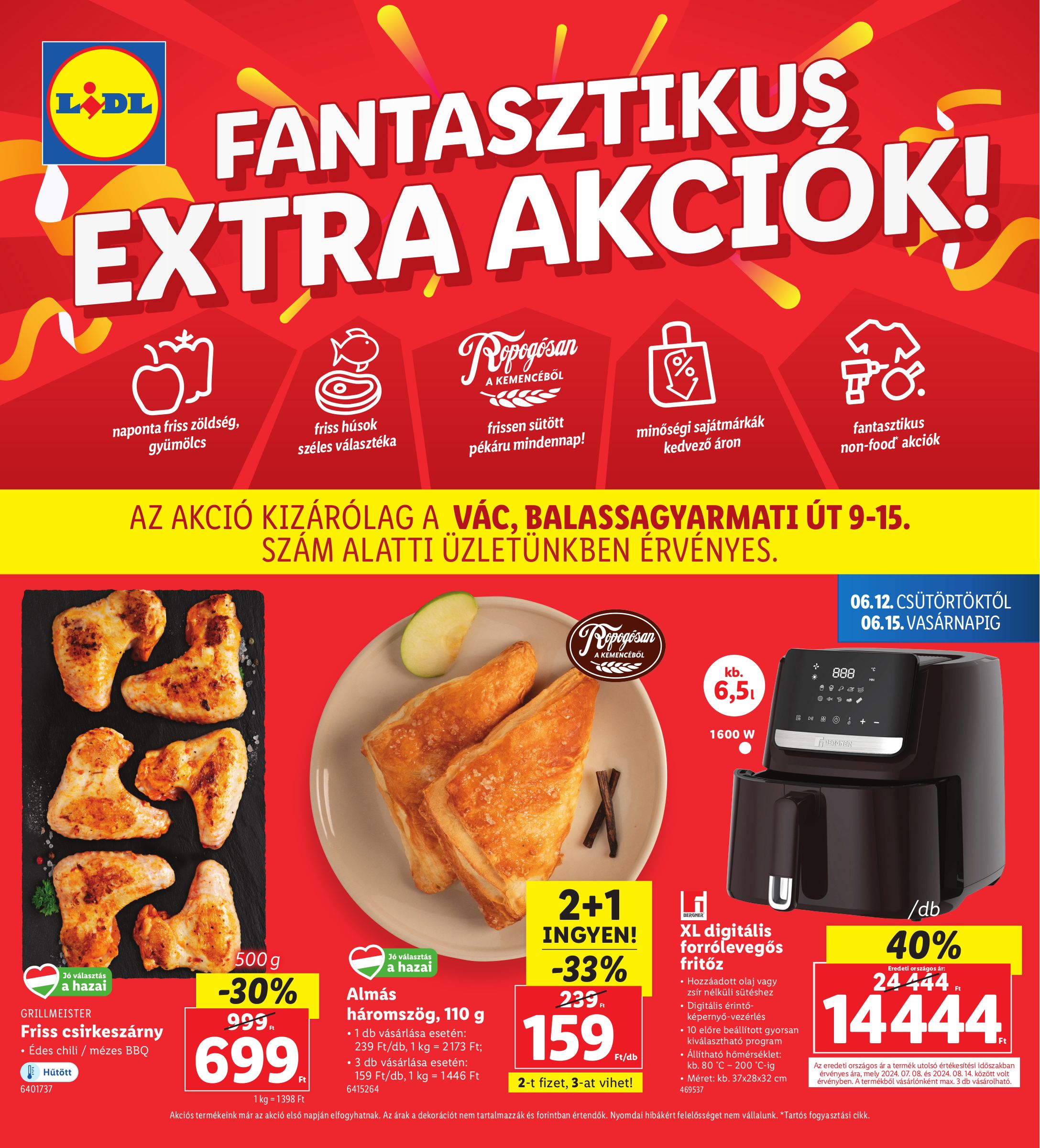 lidl - Lidl - Vác akciós újság, érvényes 06.12. - 06.15.