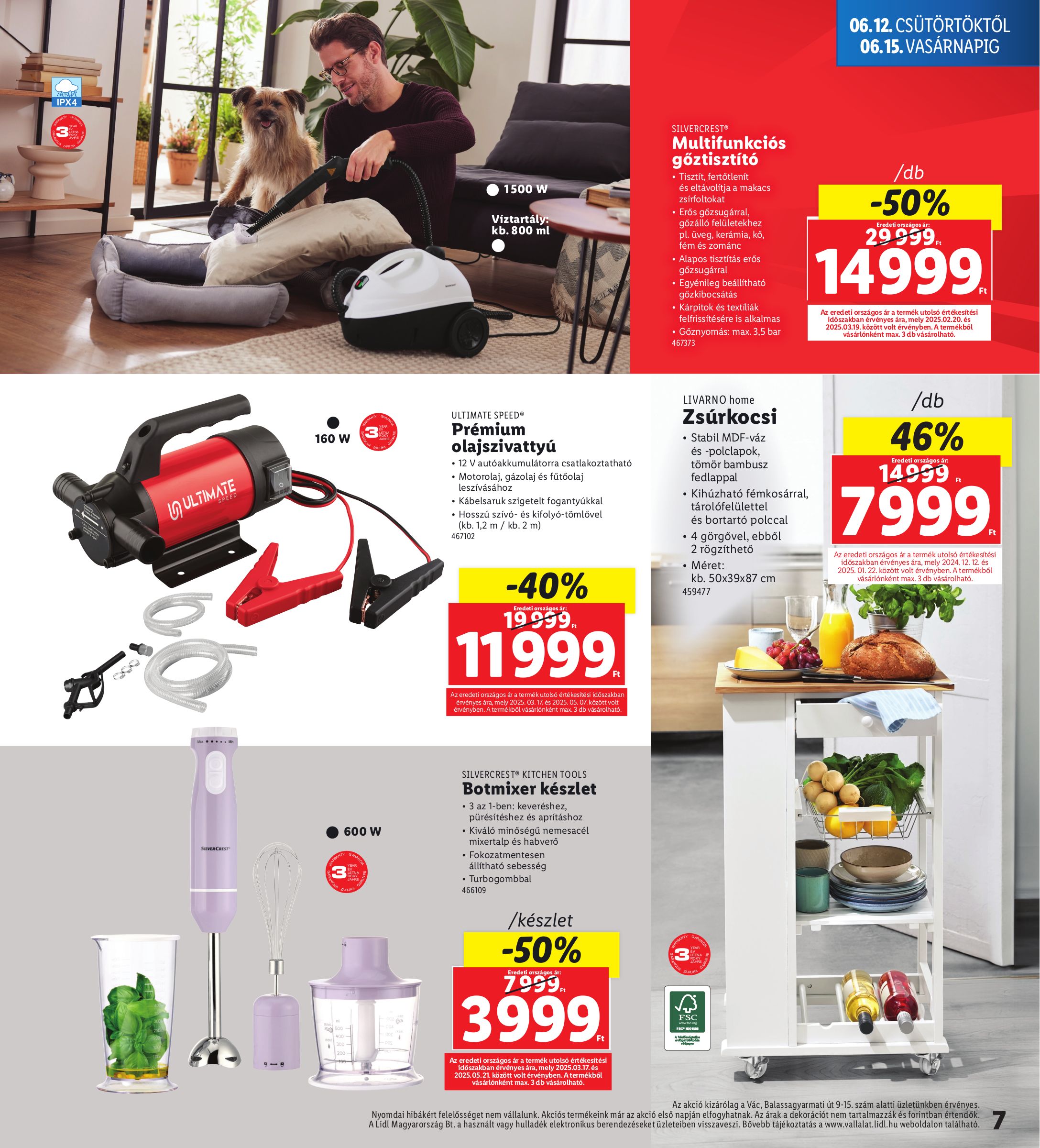 lidl - Lidl - Vác akciós újság, érvényes 06.12. - 06.15. - page: 7