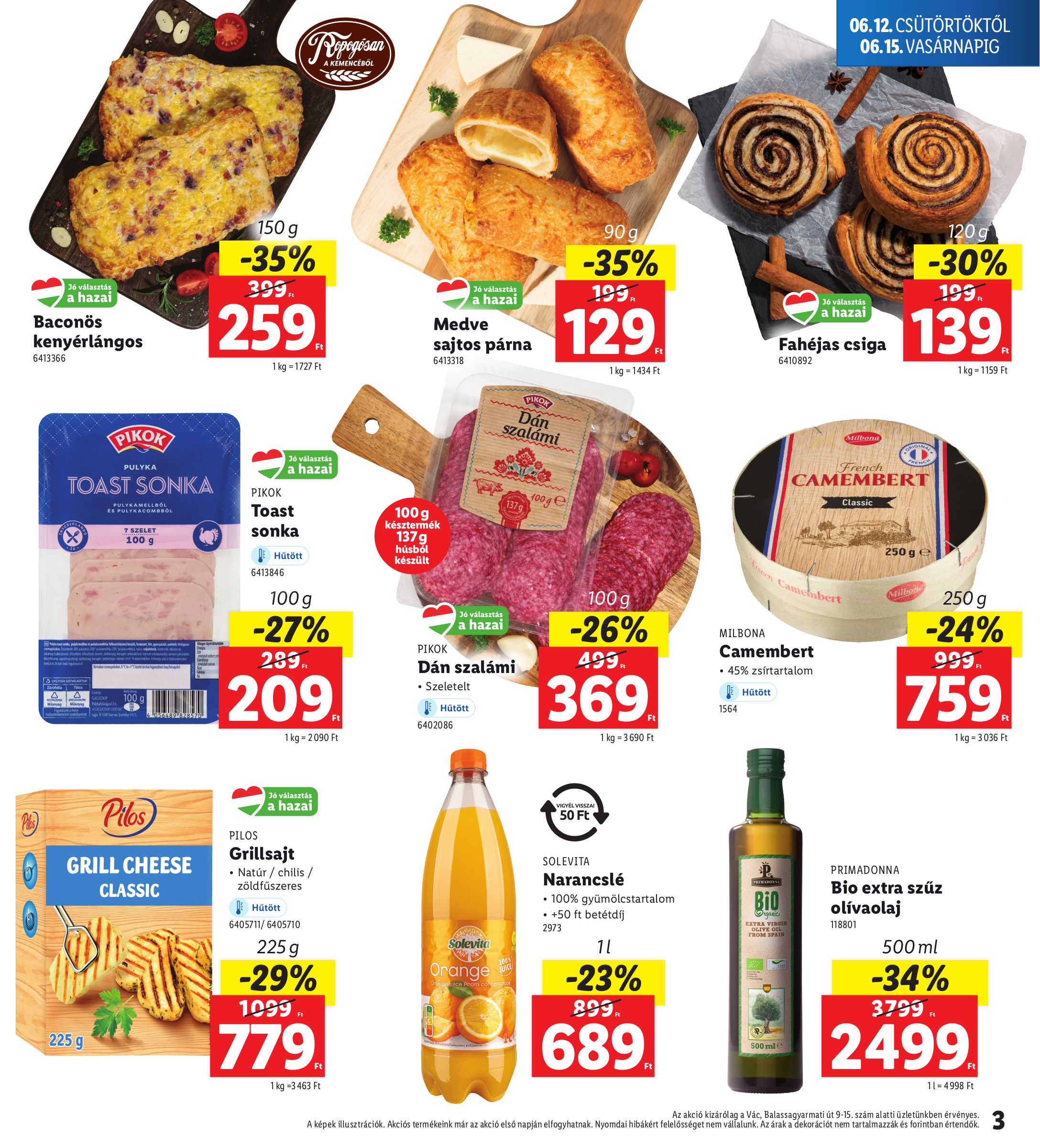 lidl - Lidl - Vác akciós újság, érvényes 06.12. - 06.15. - page: 3