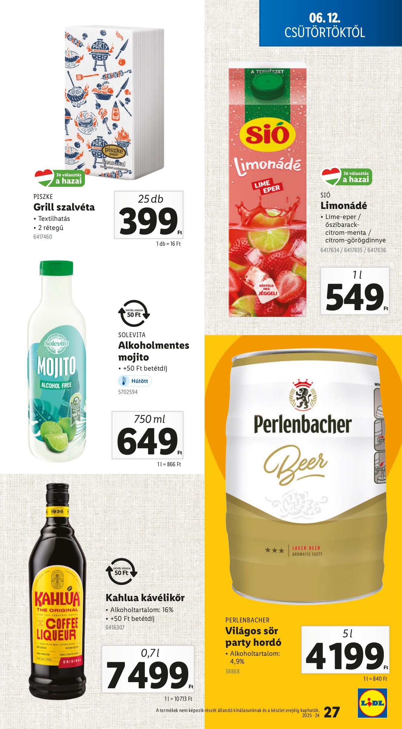 lidl - Lidl akciós újság, érvényes 06.12. - 06.18. - page: 27 lidl - Lidl akciós újság, érvényes 06.12. - 06.18. - page: 27