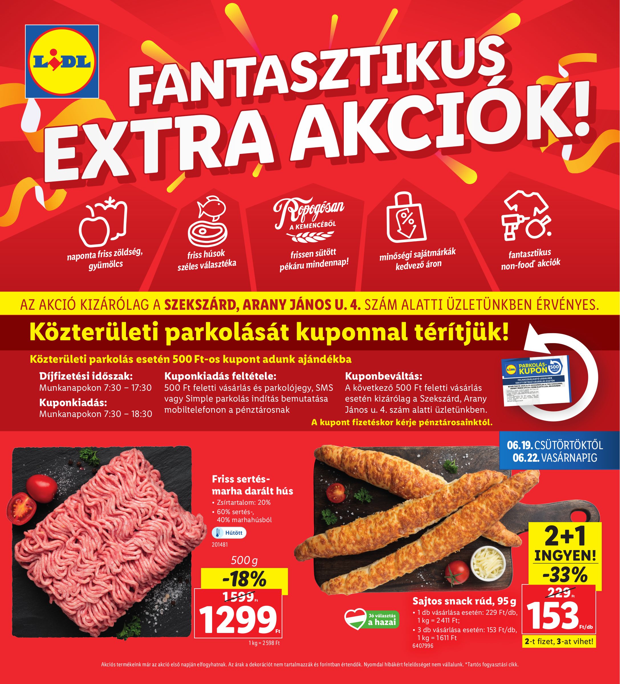 lidl - Lidl - Szekszárd akciós újság, érvényes 06.19. - 06.22.