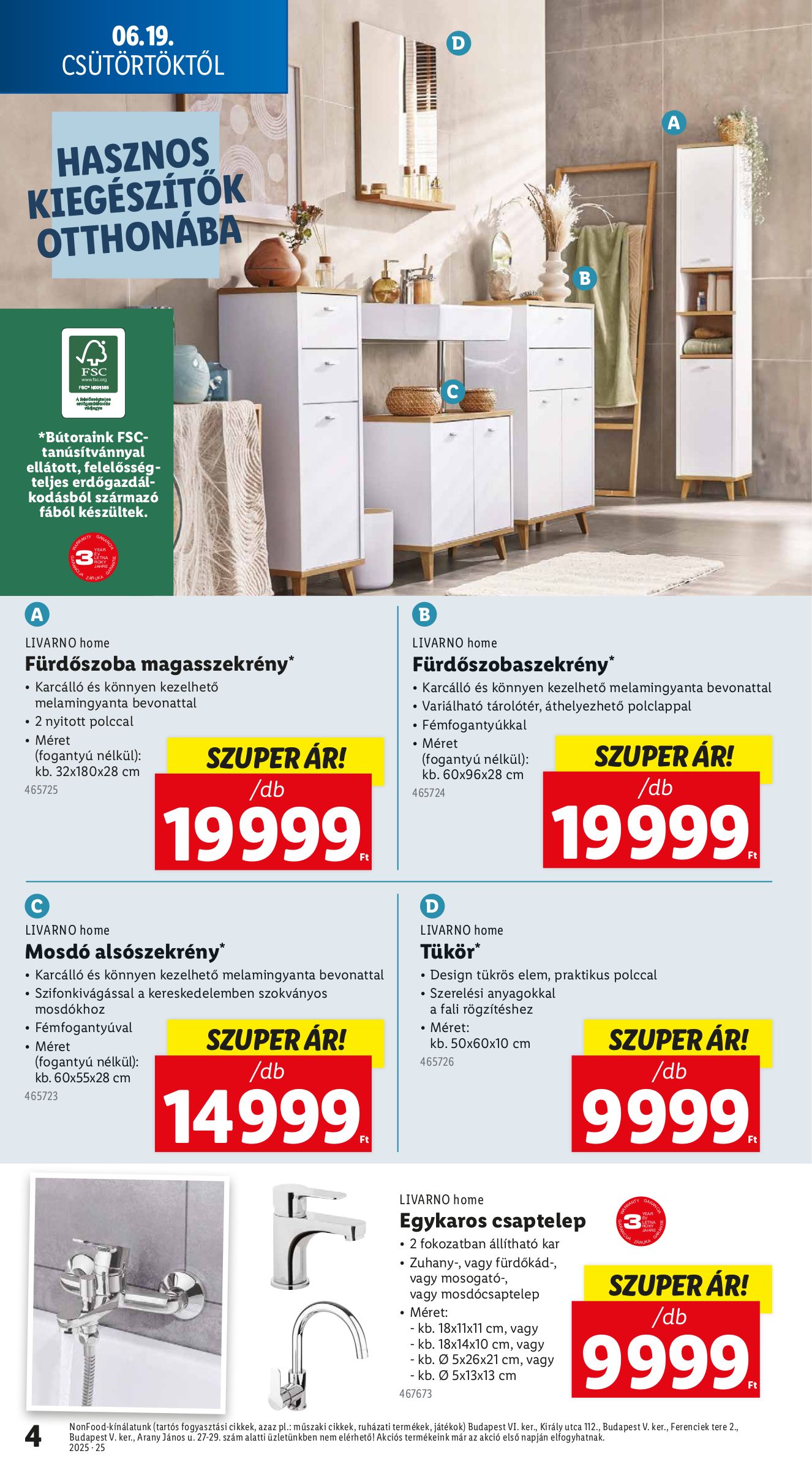 lidl - Lidl - Nonfood akciós újság, érvényes 06.19. - 06.25. - page: 4
