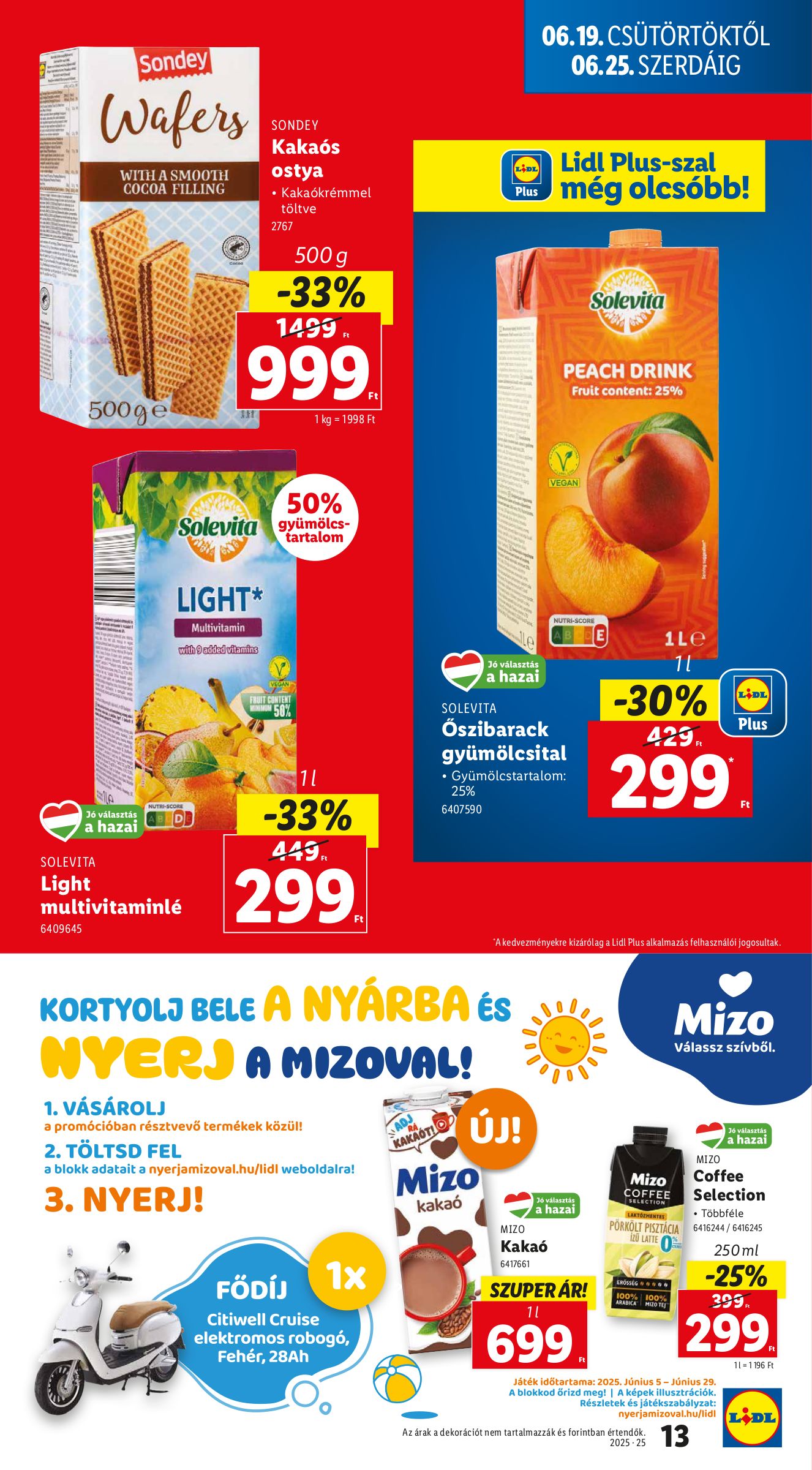 lidl - Lidl akciós újság, érvényes 06.19. - 06.25. - page: 13 lidl - Lidl akciós újság, érvényes 06.19. - 06.25. - page: 13