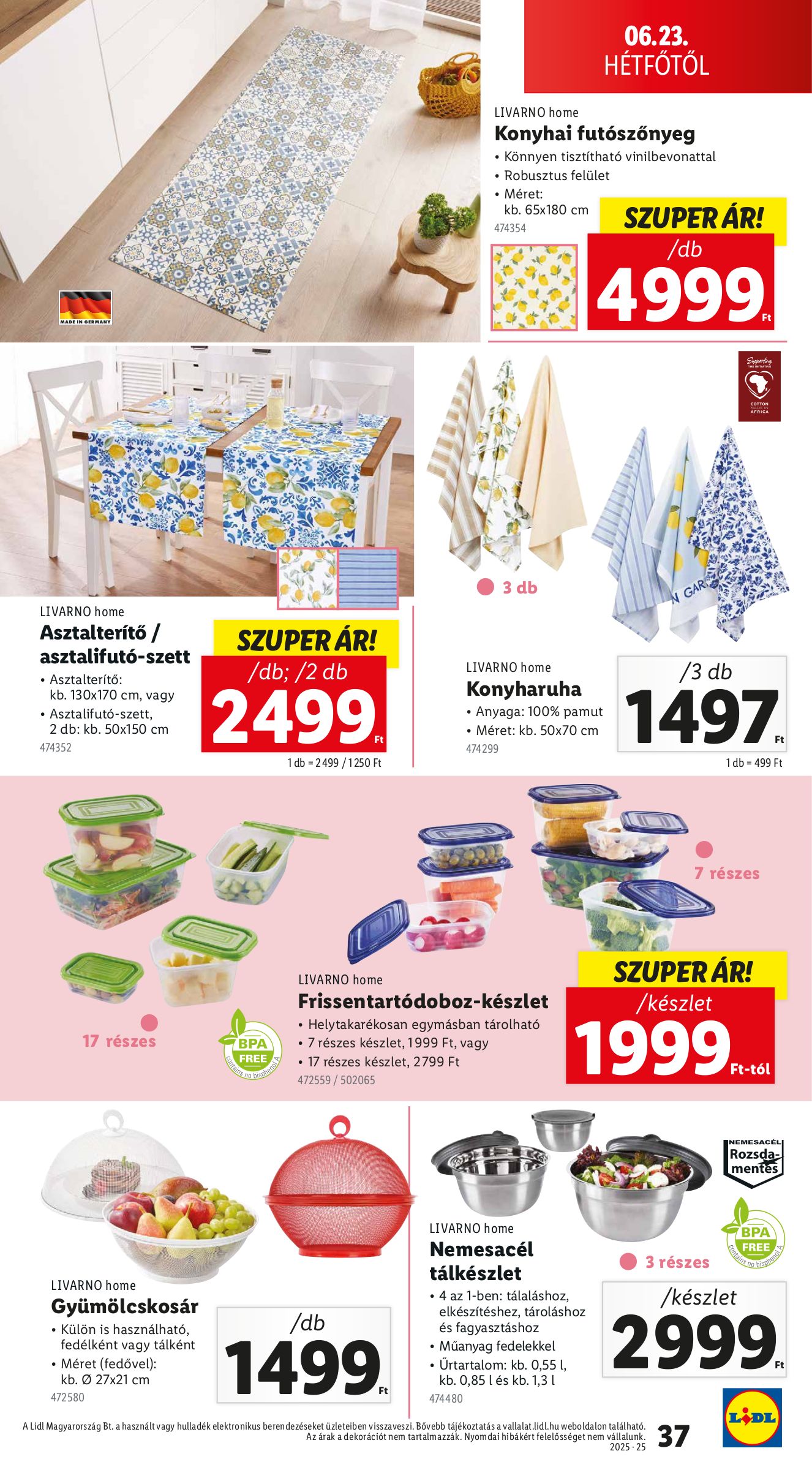 lidl - Lidl akciós újság, érvényes 06.19. - 06.25. - page: 37 lidl - Lidl akciós újság, érvényes 06.19. - 06.25. - page: 37