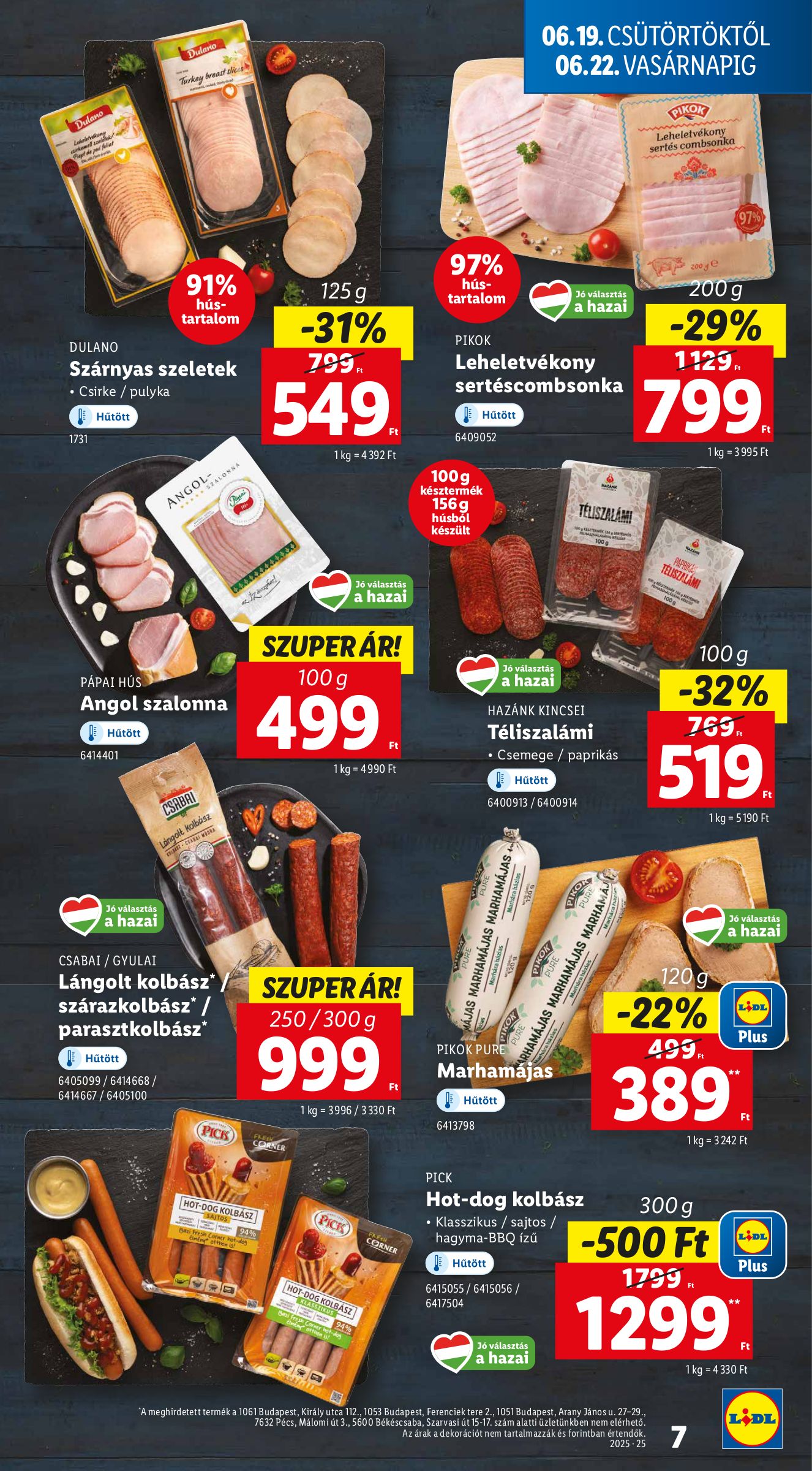lidl - Lidl akciós újság, érvényes 06.19. - 06.25. - page: 7 lidl - Lidl akciós újság, érvényes 06.19. - 06.25. - page: 7