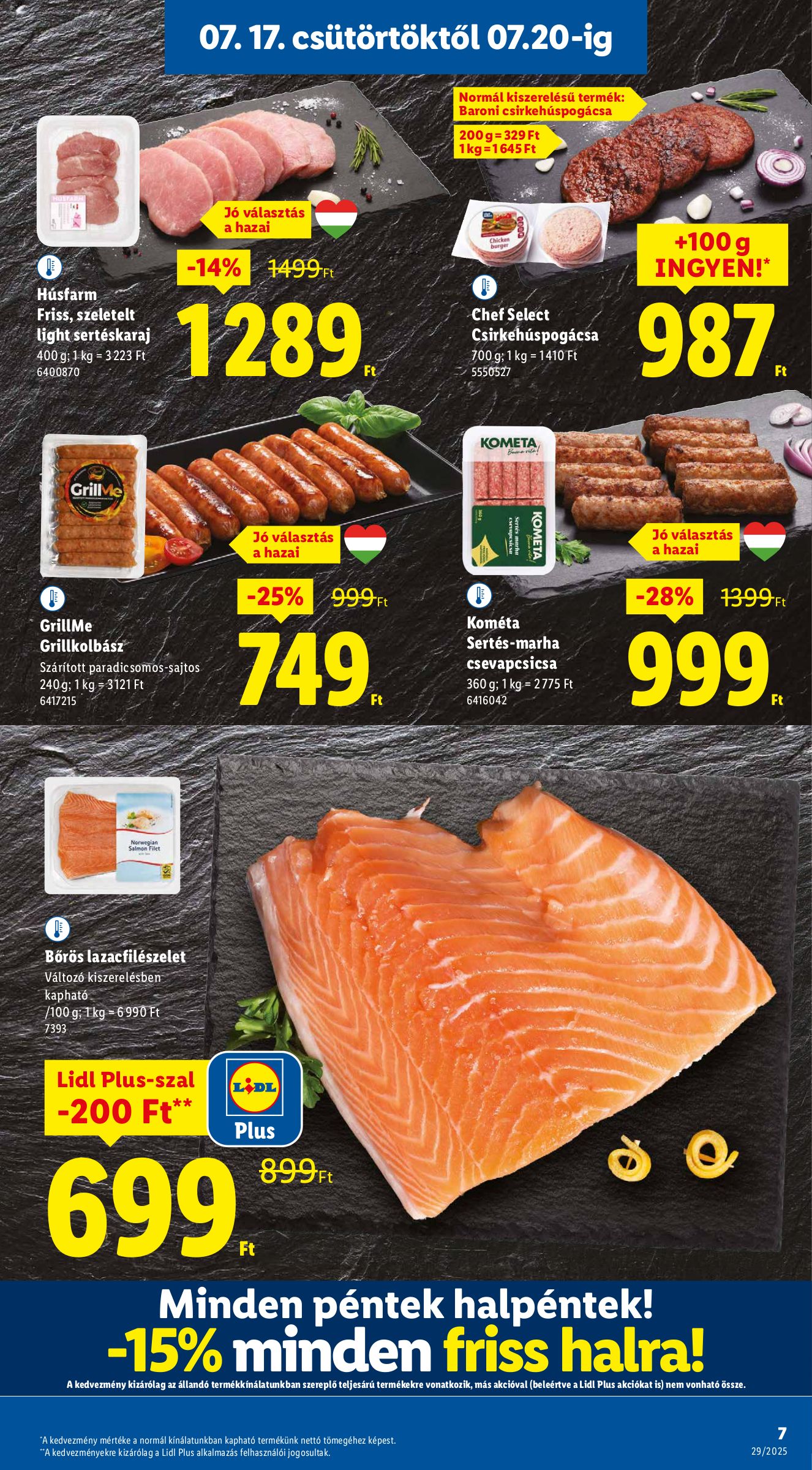 lidl - Lidl akciós újság, érvényes 07.17. - 07.23. - page: 7