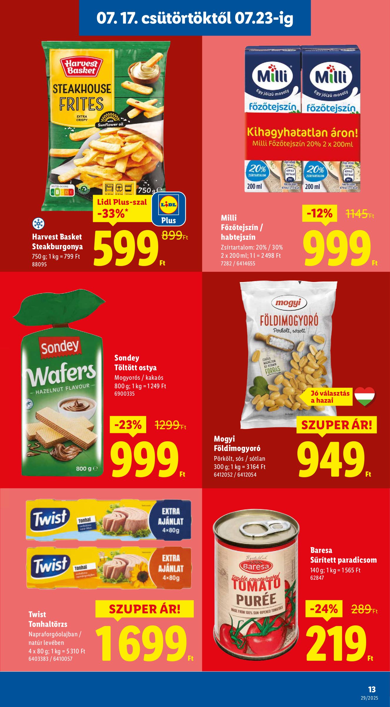 lidl - Lidl akciós újság, érvényes 07.17. - 07.23. - page: 13