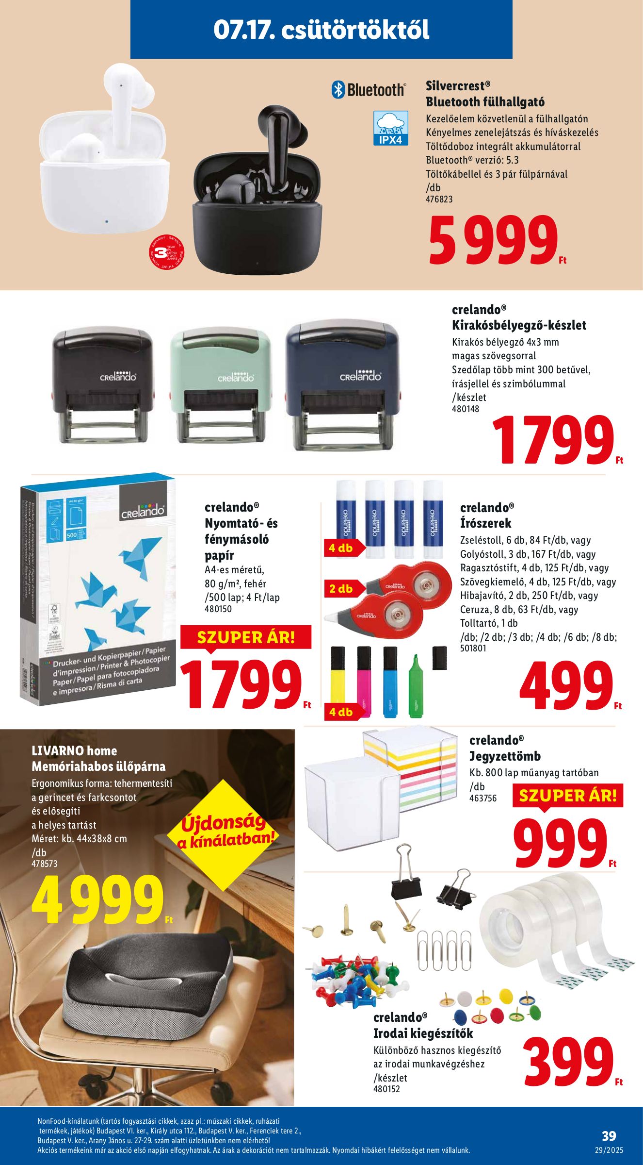 lidl - Lidl akciós újság, érvényes 07.17. - 07.23. - page: 39