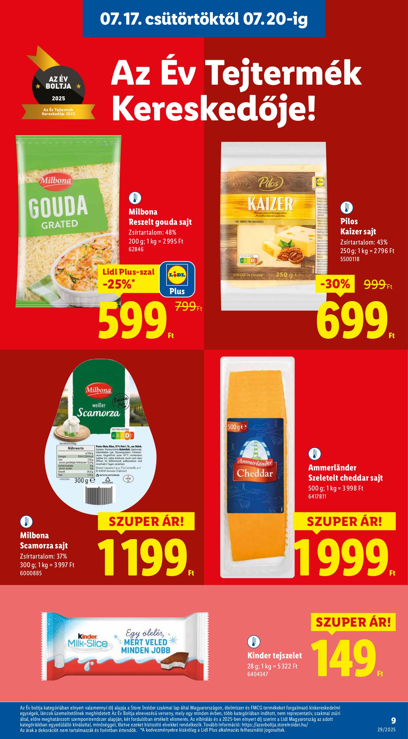 lidl - Lidl akciós újság, érvényes 07.17. - 07.23. - page: 9