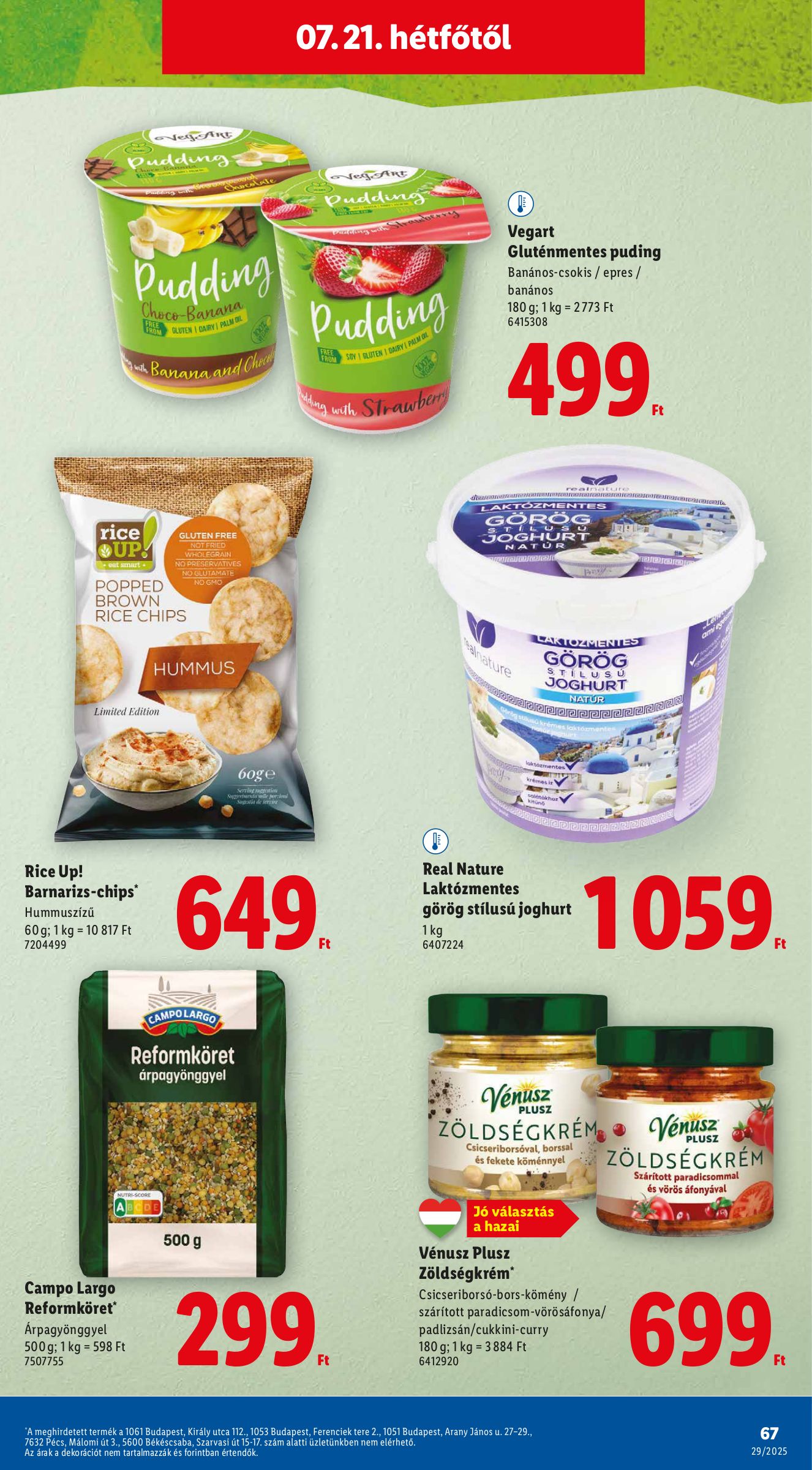 lidl - Lidl akciós újság, érvényes 07.17. - 07.23. - page: 67