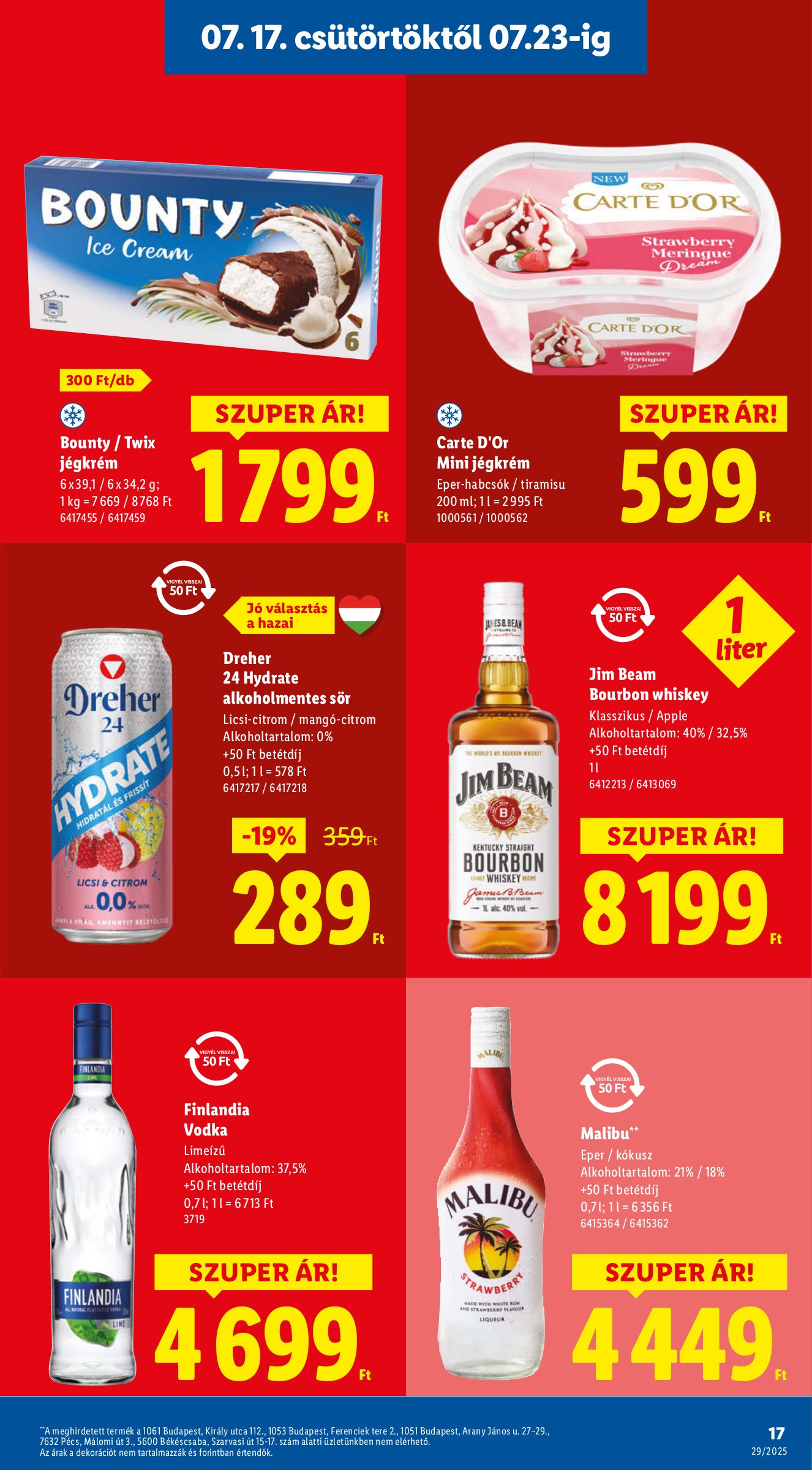 lidl - Lidl akciós újság, érvényes 07.17. - 07.23. - page: 17