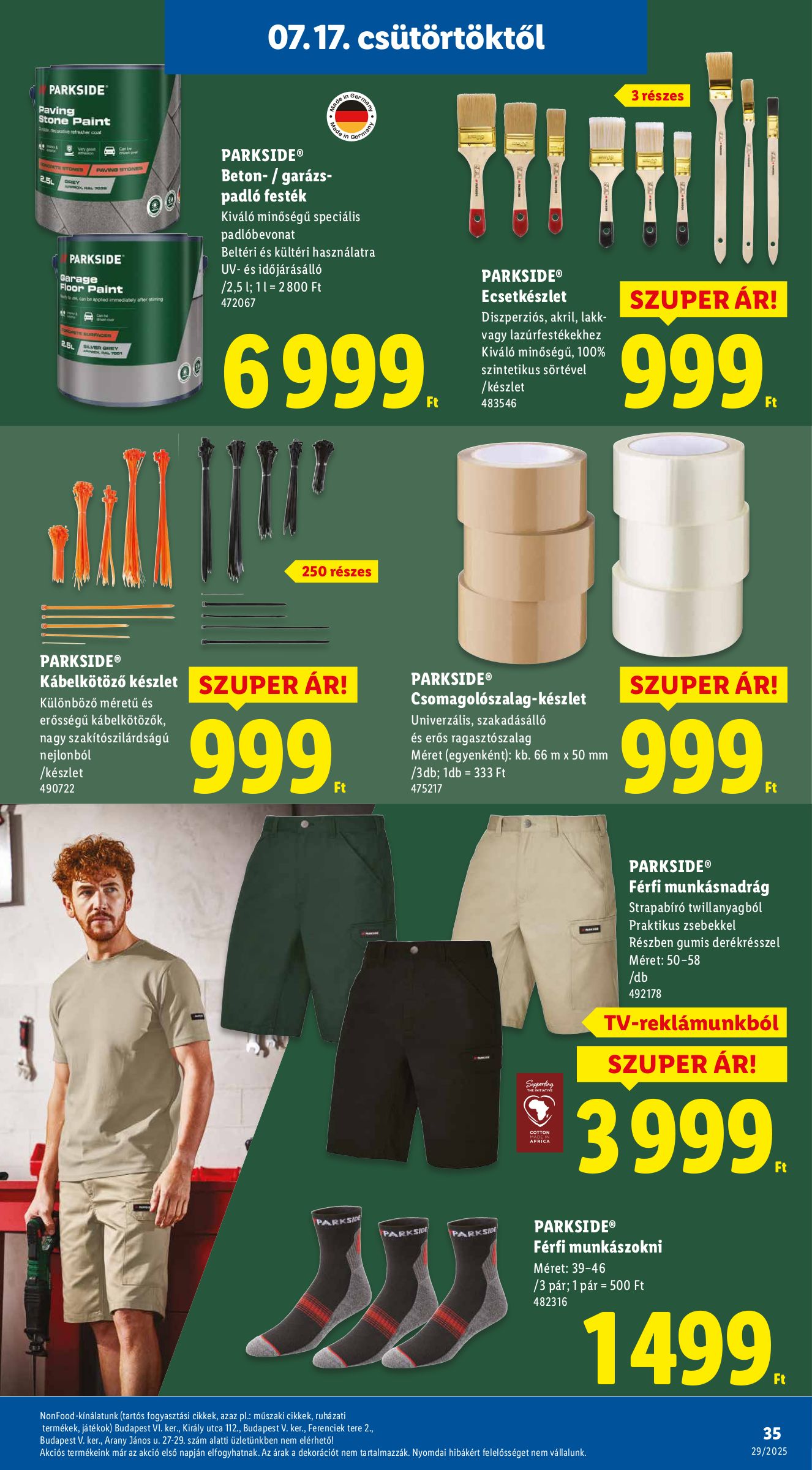 lidl - Lidl akciós újság, érvényes 07.17. - 07.23. - page: 35