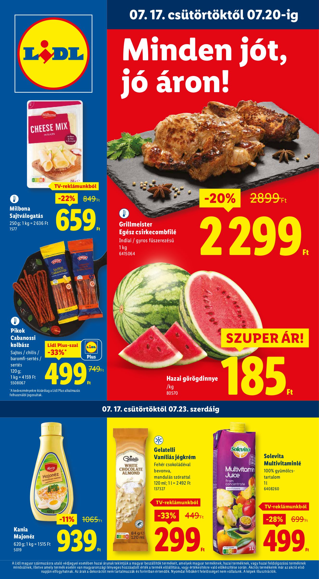 lidl - Lidl akciós újság, érvényes 07.17. - 07.23.