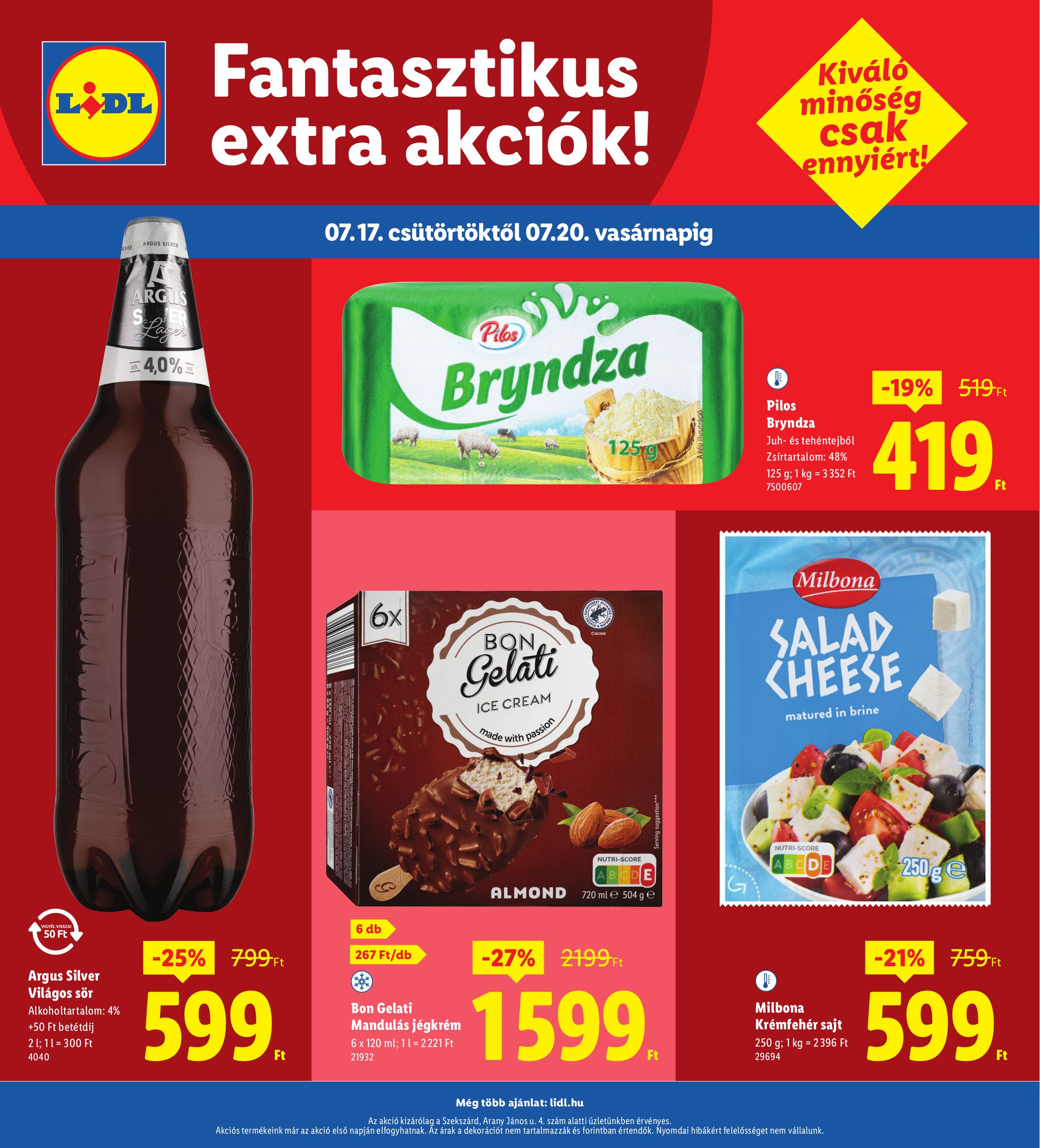 lidl - Lidl - Szekszárd akciós újság, érvényes 07.17. - 07.20. - page: 4