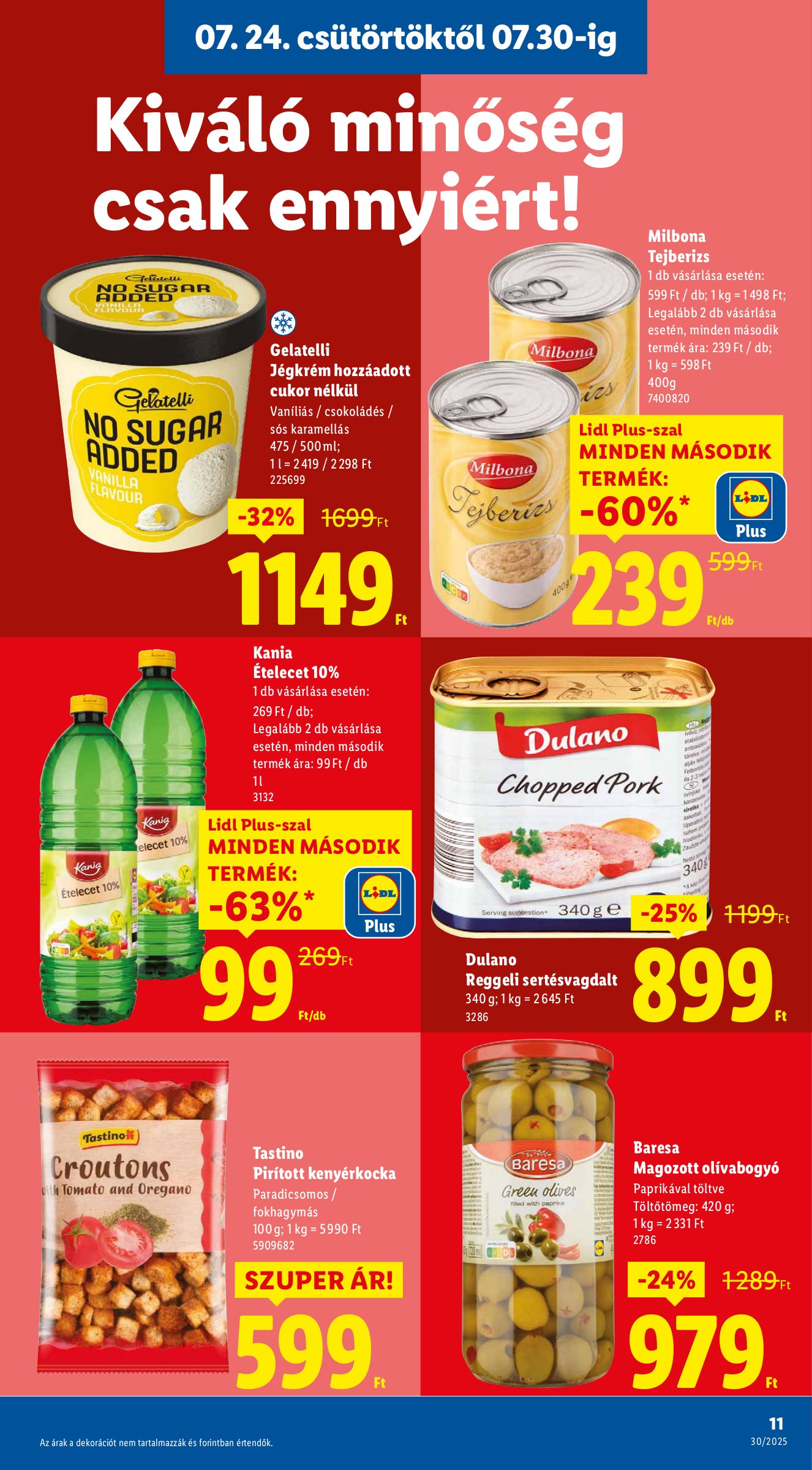 lidl - Lidl akciós újság, érvényes 07.24. - 07.30. - page: 11