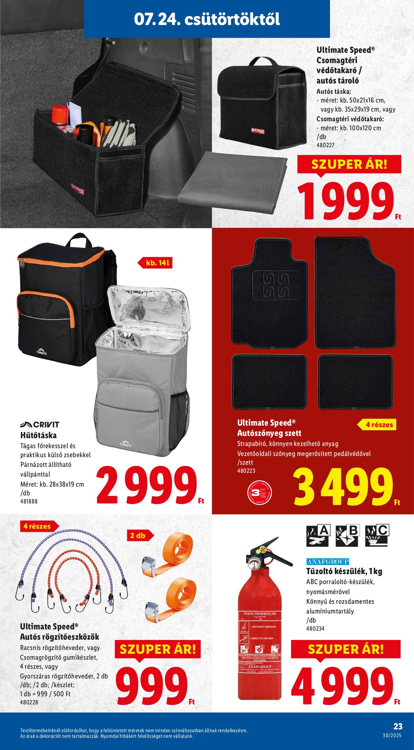 lidl - Lidl akciós újság, érvényes 07.24. - 07.30. - page: 23