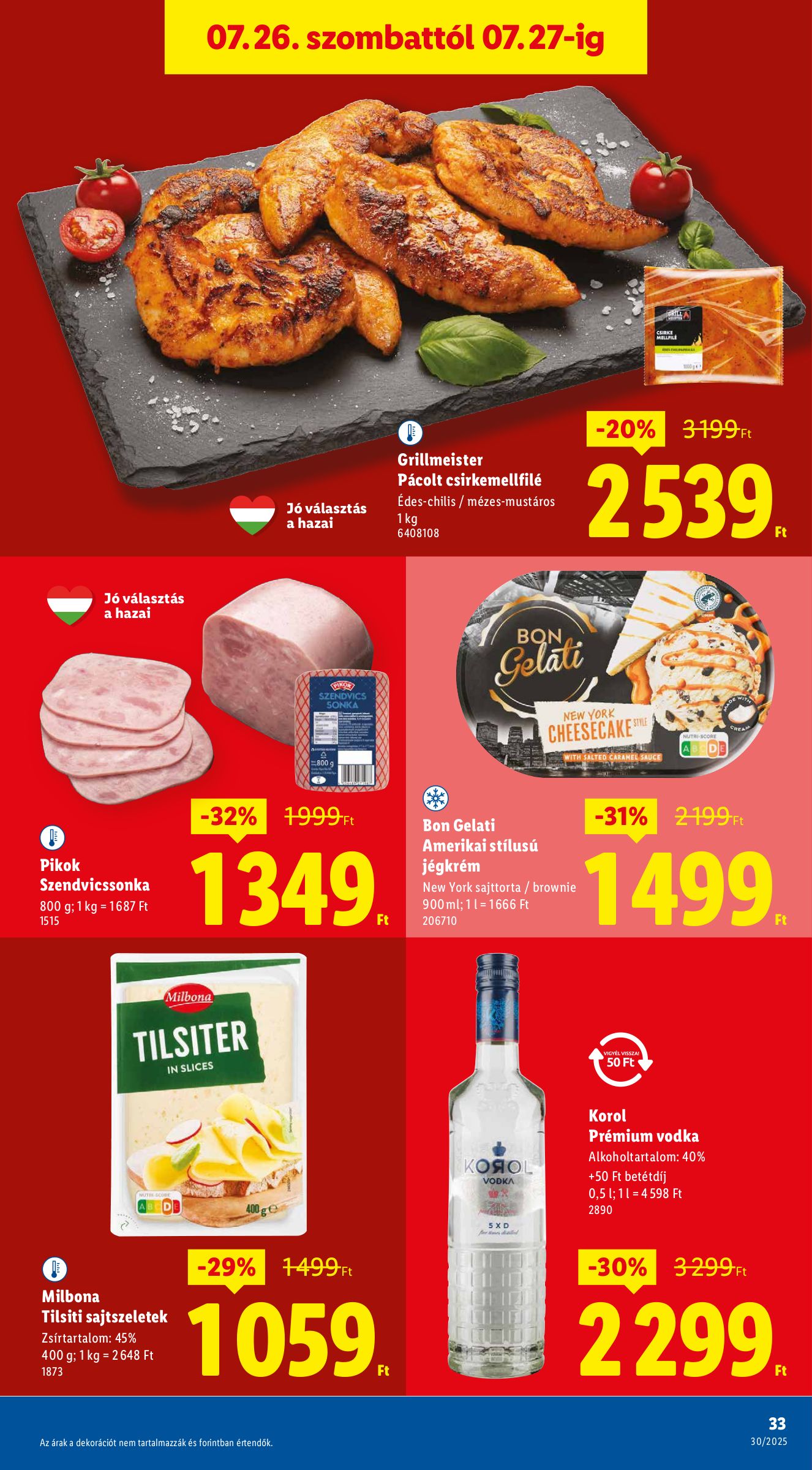 lidl - Lidl akciós újság, érvényes 07.24. - 07.30. - page: 33