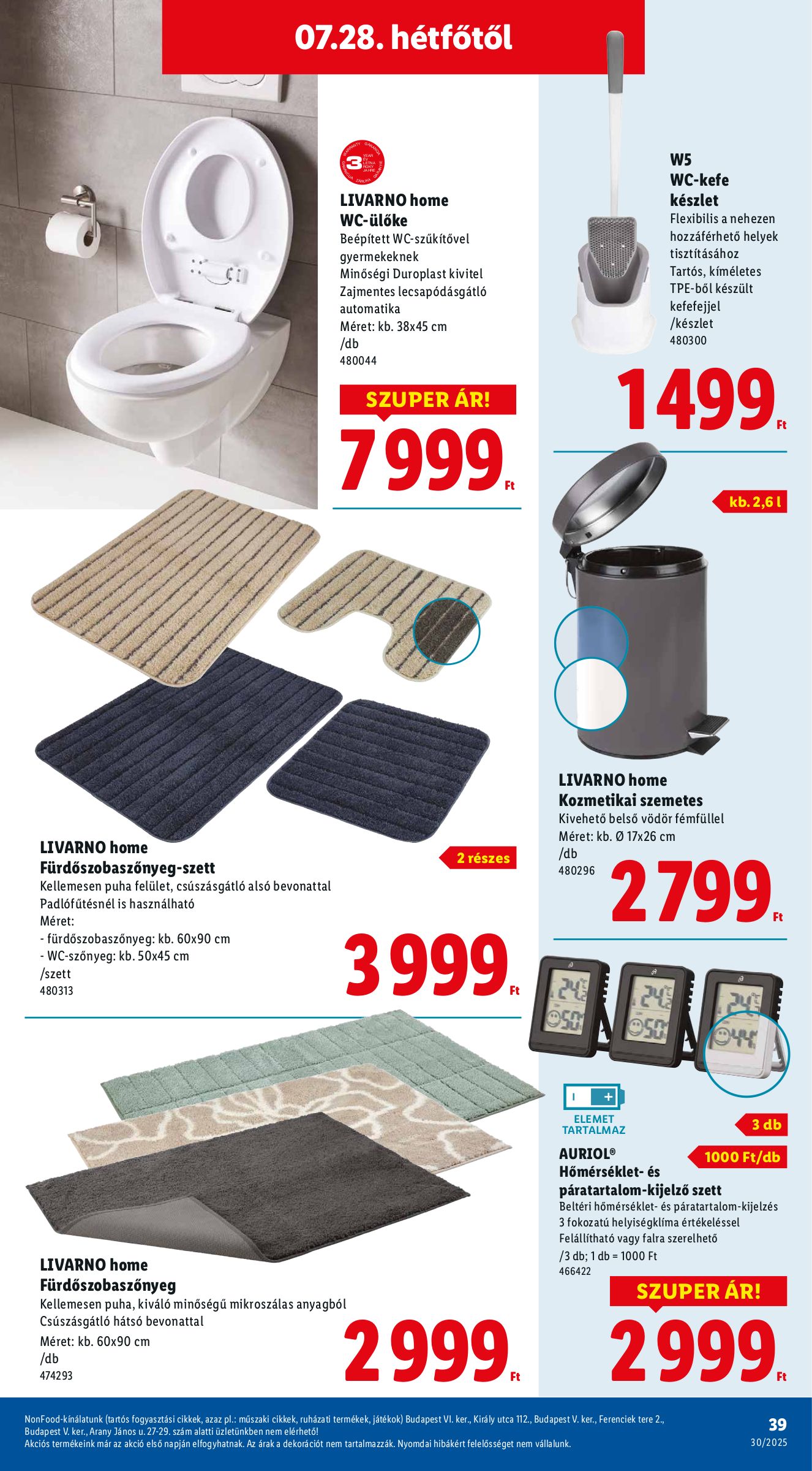 lidl - Lidl akciós újság, érvényes 07.24. - 07.30. - page: 39