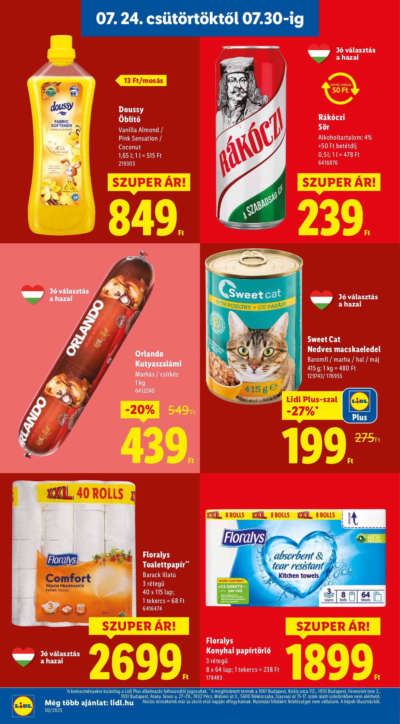 lidl - Lidl akciós újság, érvényes 07.24. - 07.30. - page: 14