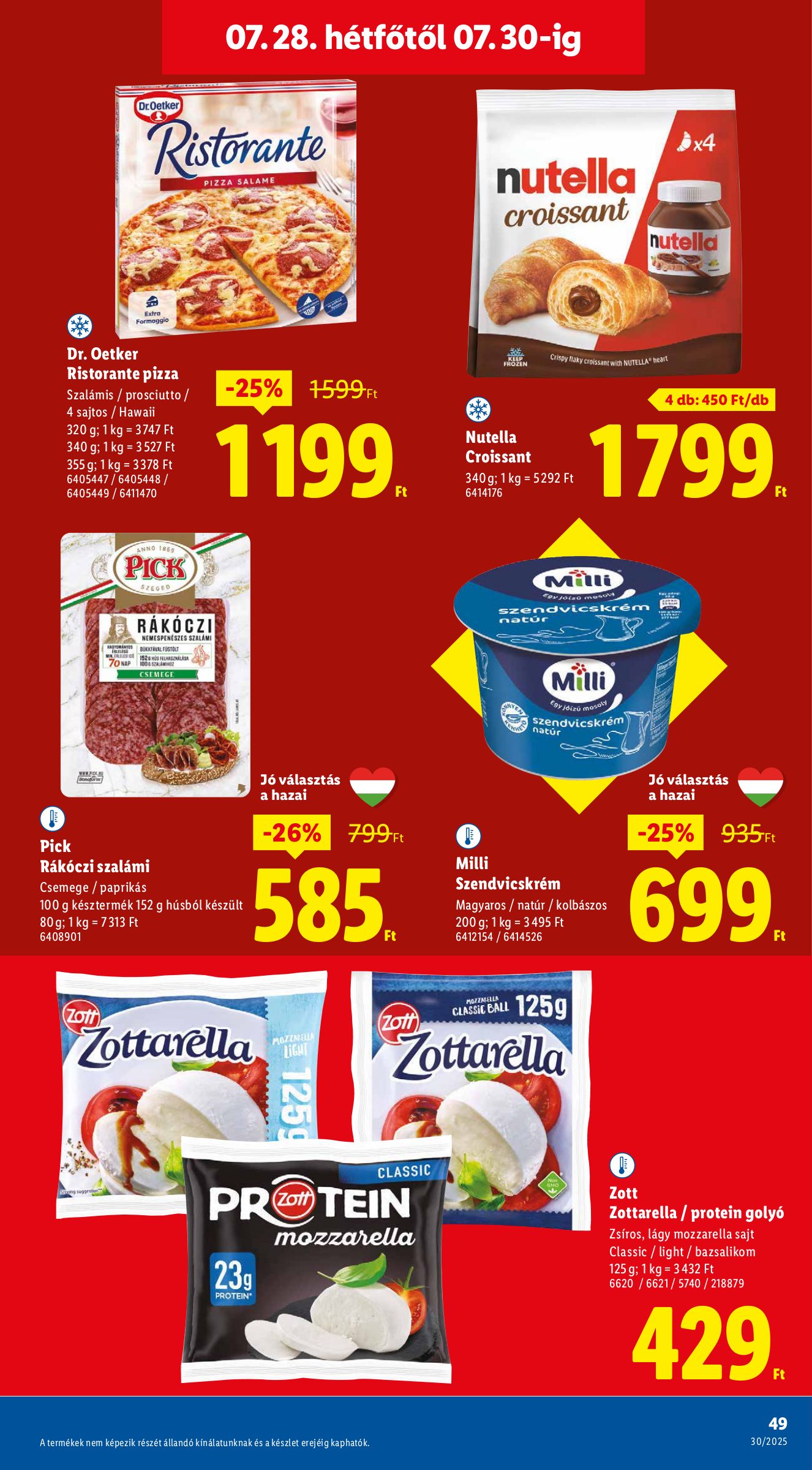 lidl - Lidl akciós újság, érvényes 07.24. - 07.30. - page: 49